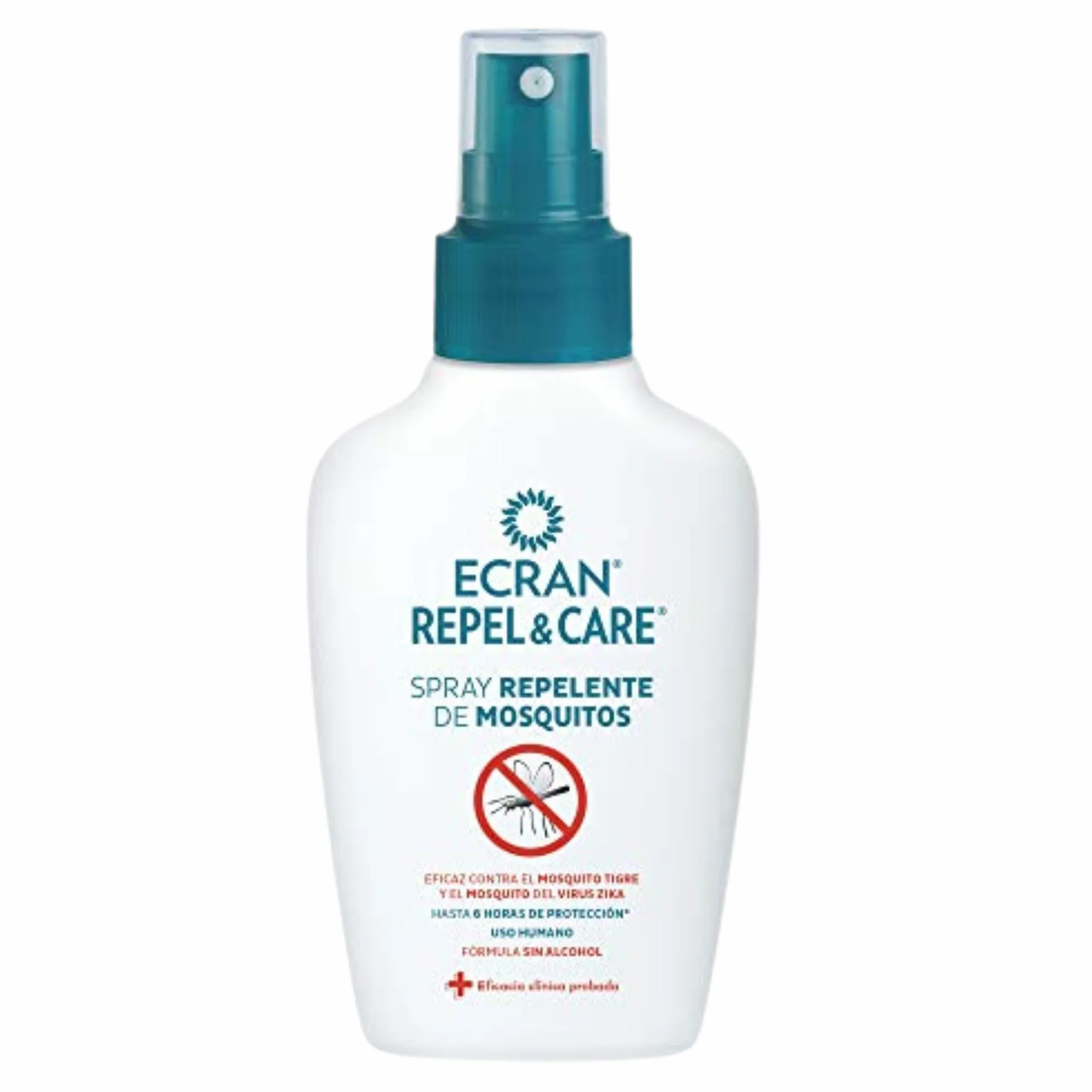 Repelente de Mosquitos sin Alcohol Ecran Repel Care 100 ml Spray Antimosquitos 6 Horas Protección