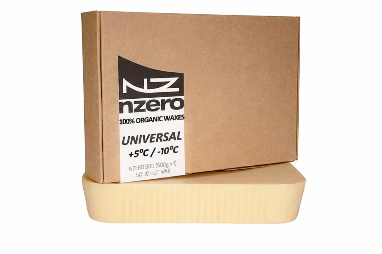 Bloque Cera Eco NZEROWAX 500g Cera Vegetal Orgánica para Esquí Snow