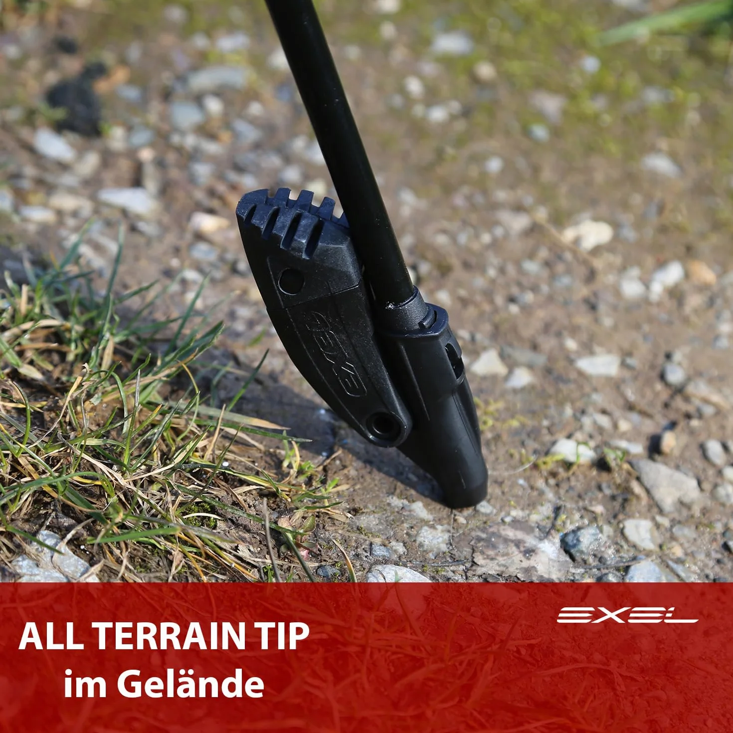 Exel Nordic Walking Bastón de Marcha nórdica All Terrain Tip, Talla única