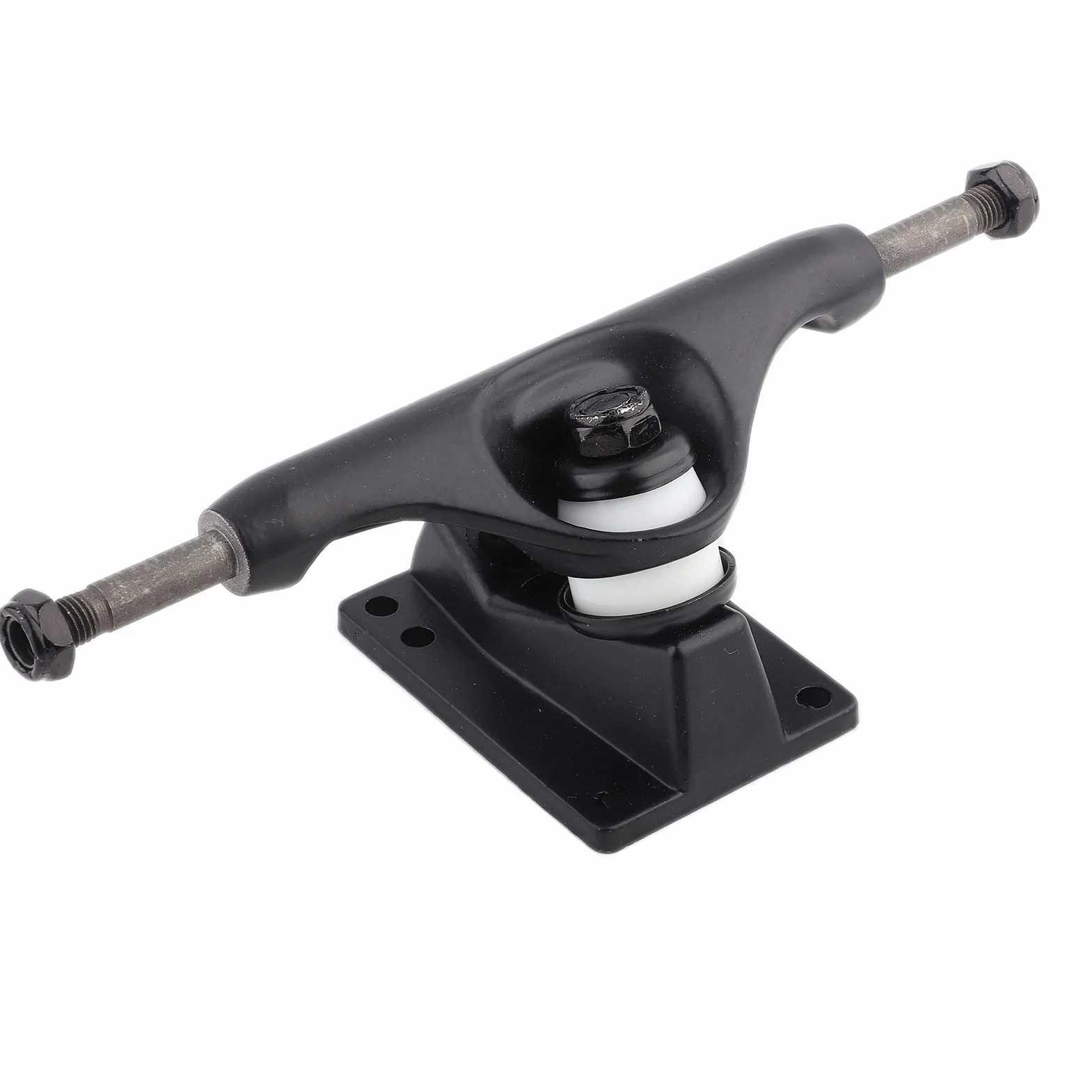 Accesorios para Andar en Monopatín, Monopatín Puente Camión Soporte de 4-8 Pulgadas Doble Deformación 2 Piezas Diseño Integrado Negro para Adultos Monopatín para Deporte