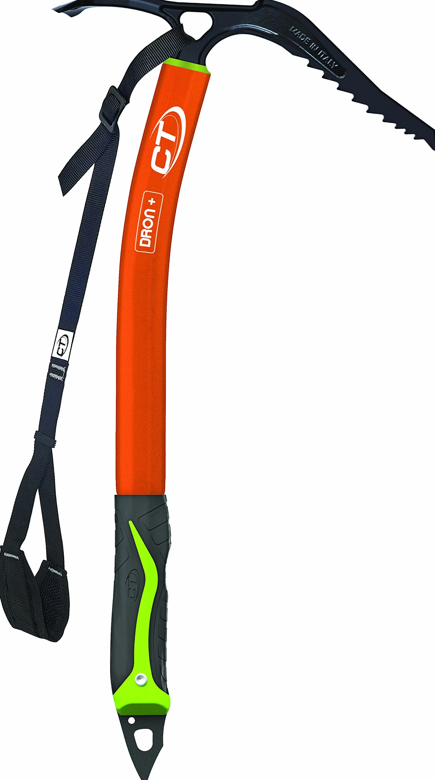 Climbing Technology Dron Plus, Piolet Unisex Adulto, Naranja/Negro, Talla Única