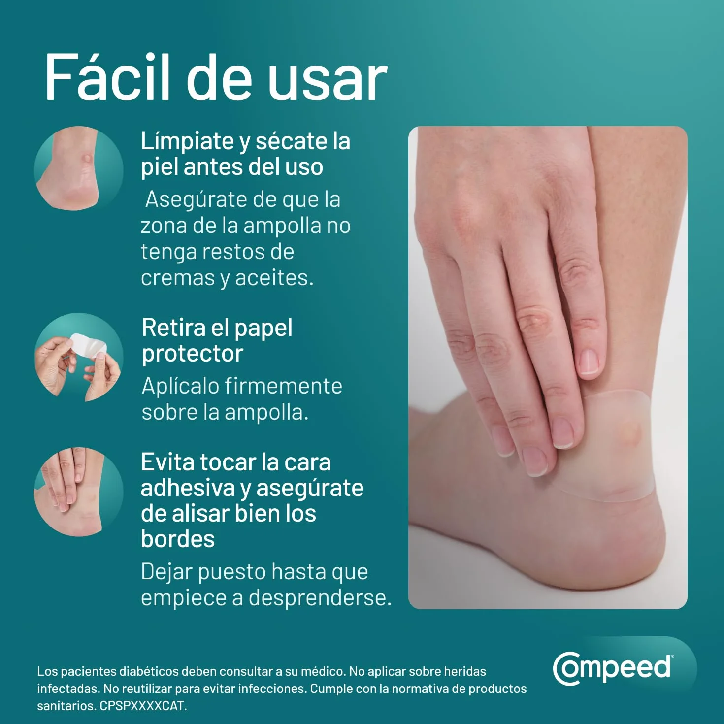 COMPEED Ampollas Extreme Protección Acolchada Contra Rozaduras Pack 12 uds