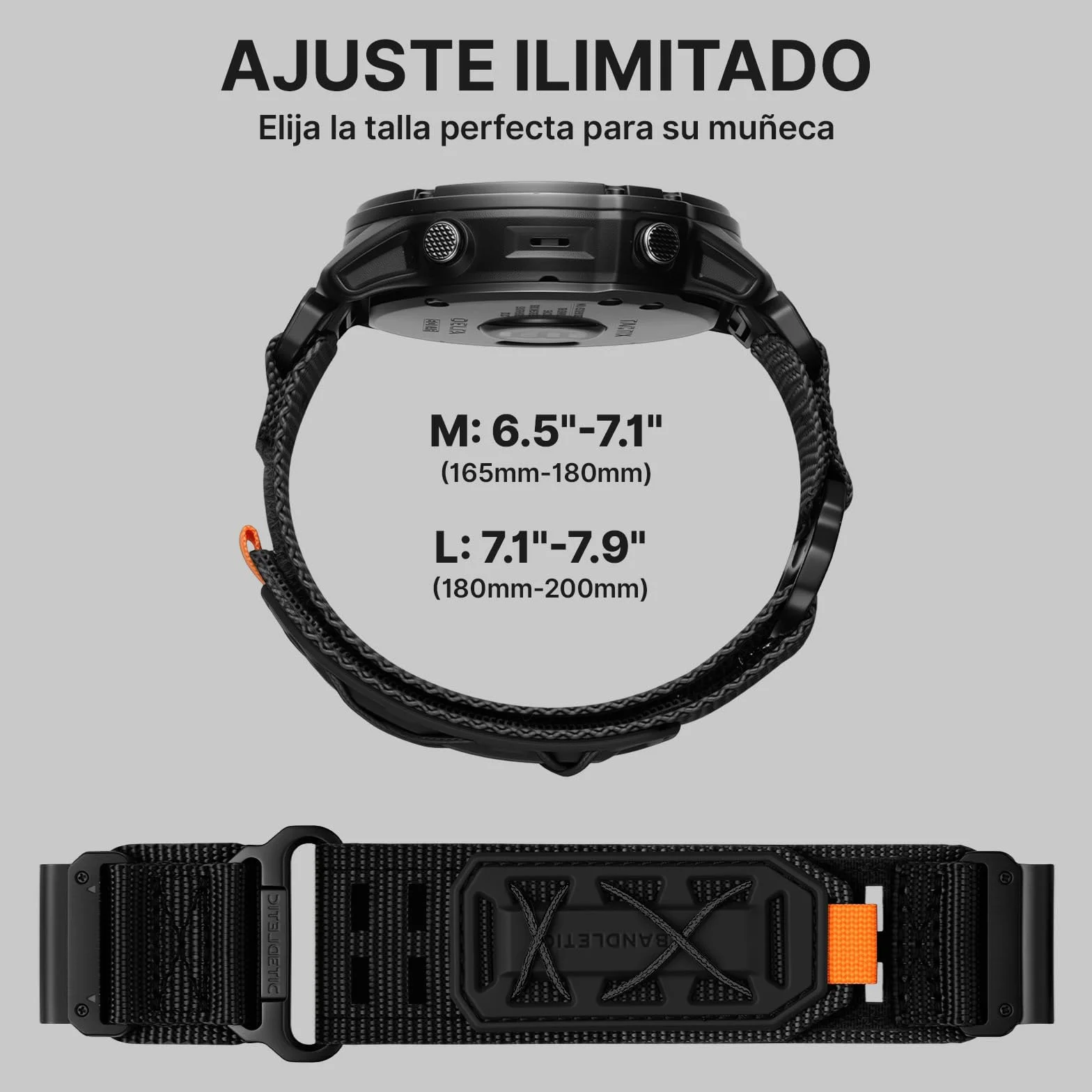 Quick Fit 22mm 26mm Nylon Correa Compatible con Garmin Watch, Suave Táctico Sport Band para Fenix Instinct Tactix Delta Descent Epix Pro Enduro Quatix Forerunner Approach