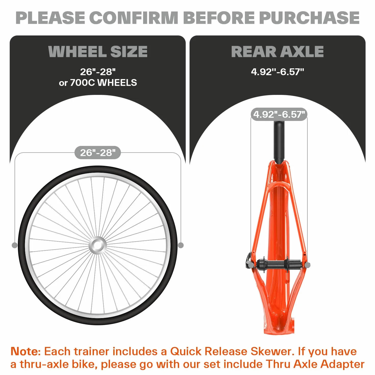 Sportneer Turbo Trainer - Entrenador de bicicleta con 6 ajustes de resistencia para interior, soporte magnético de acero para ejercicio de bicicleta con rueda de reducción de ruido para entrenador de