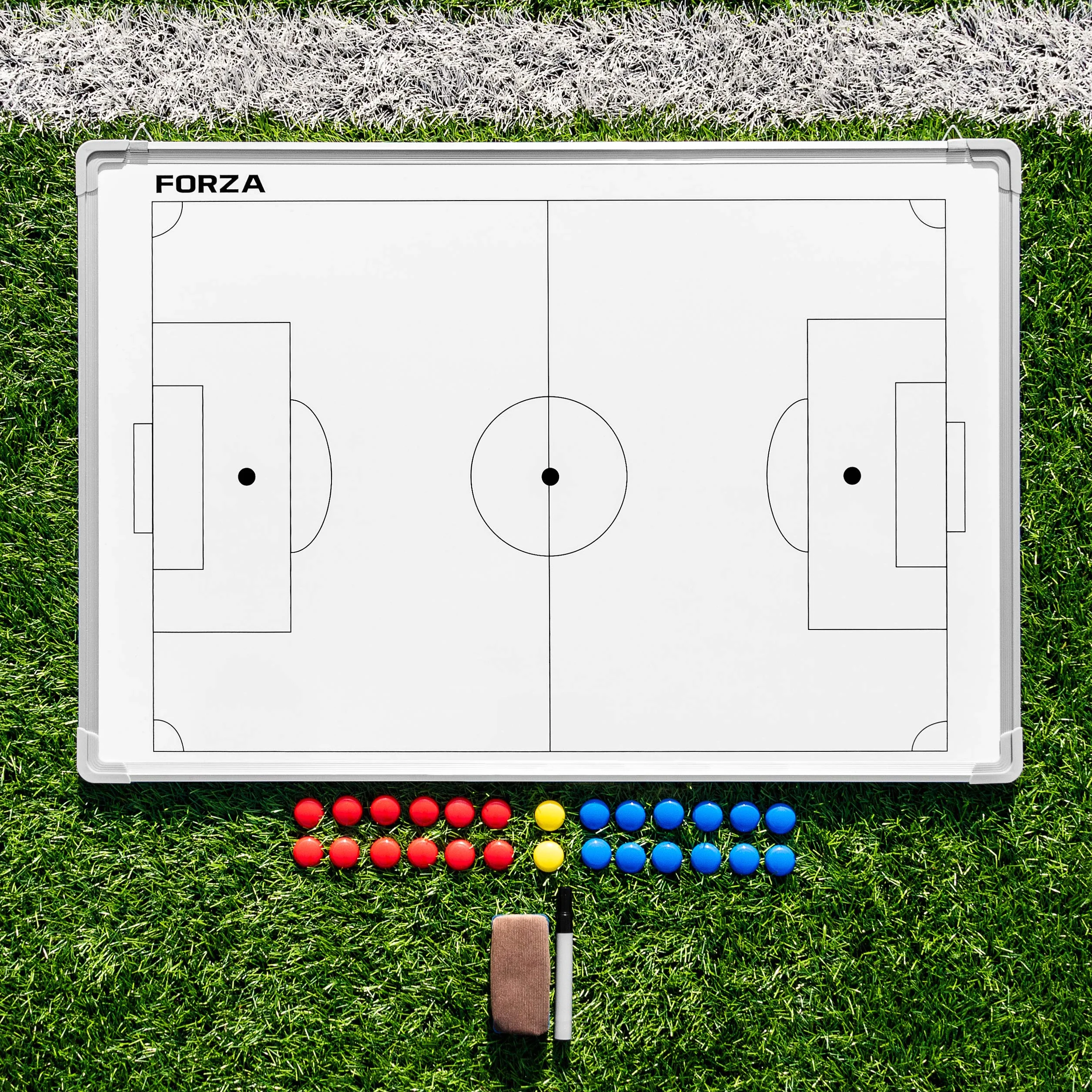 FORZA Pizarra de Tácticas de Fútbol Tablero Magnético Deportivo