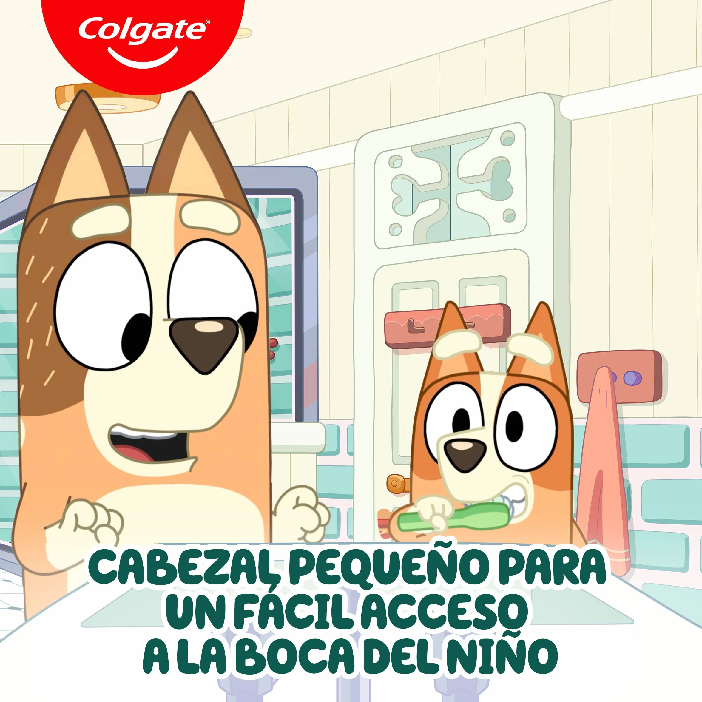 Colgate Cepillos de dientes Kids Bluey 2-5 años Pack 12 x 2, cabezal pequeño, filamentos extra suaves