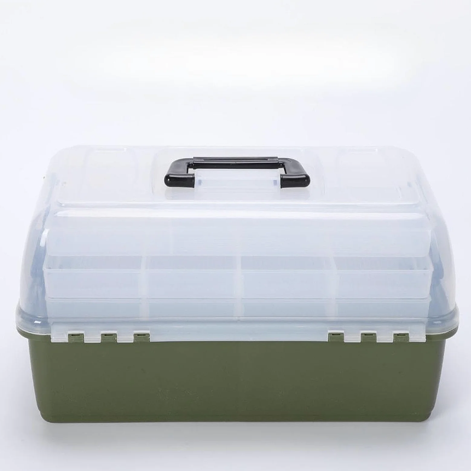 Caja de Aparejos de Pesca Multifuncional de Varios Niveles, Ligera, con Espacio para Guardar El Cebo.