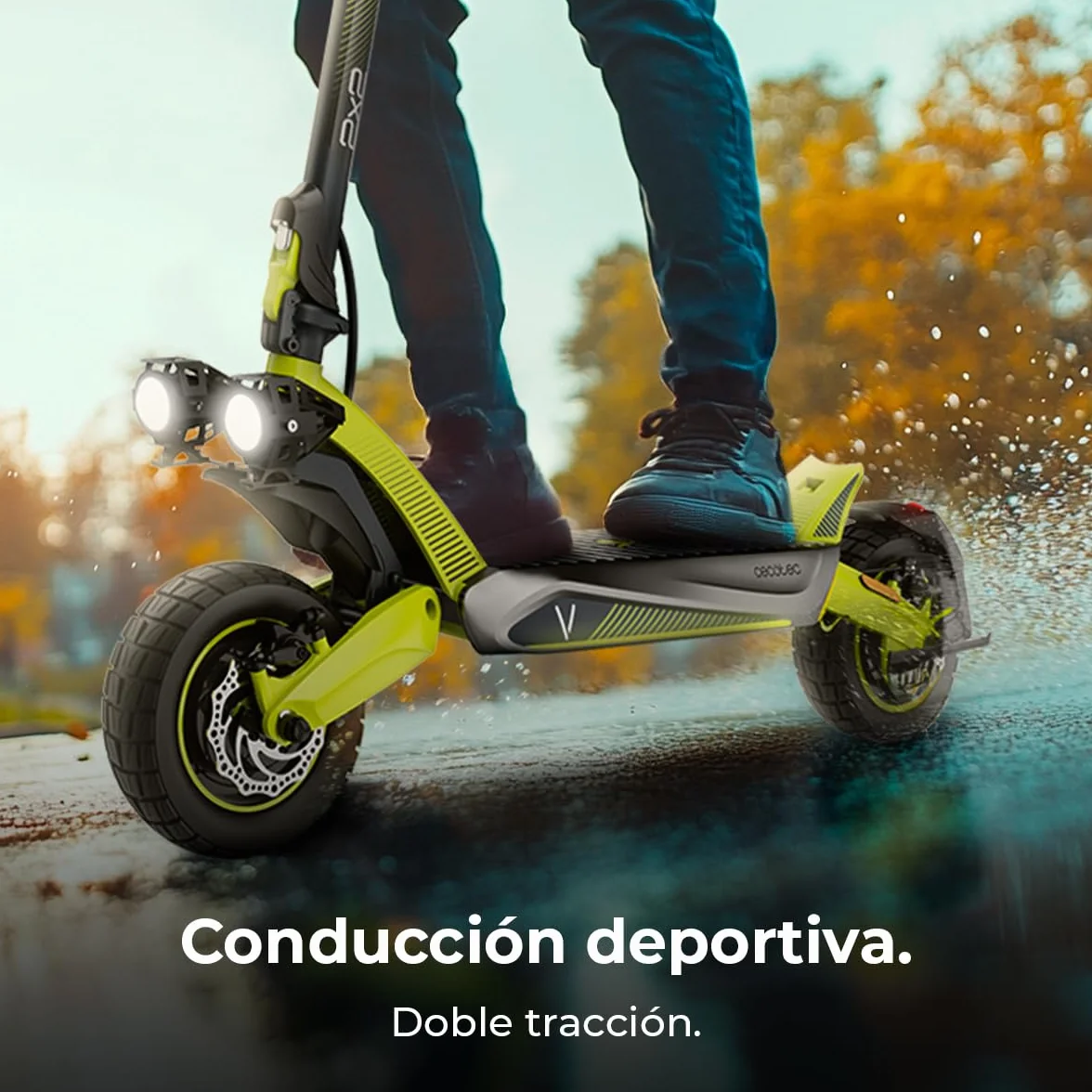 Cecotec Bongo Serie V Patinete Eléctrico Homologado 2200W 70km 10" Doble Suspensión Frenos Disco e-ABS App