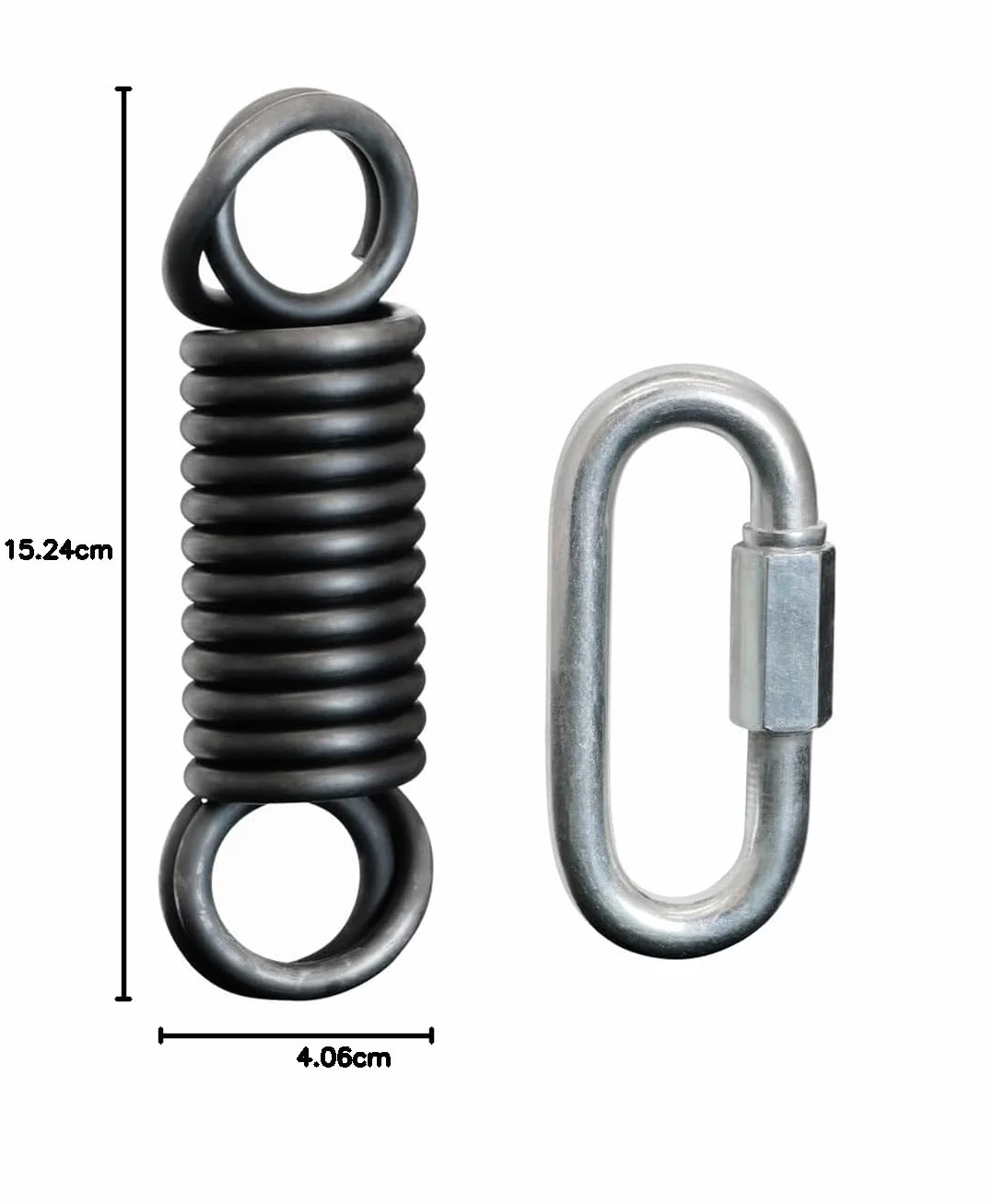 Meister Muelle Profesional para Sacos de Boxeo de hasta 250 Libras, Color Negro