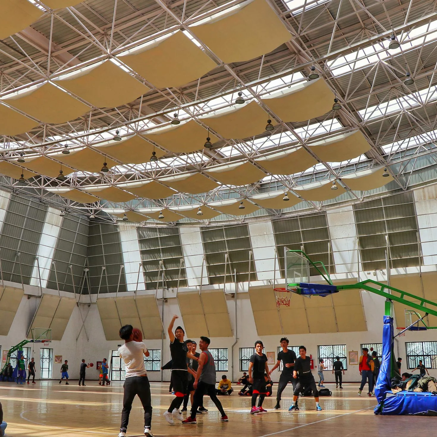 2 juegos de red de nailon de repuesto para baloncesto con 12 agujeros estándar para canasta de baloncesto para entrenamiento al aire libre