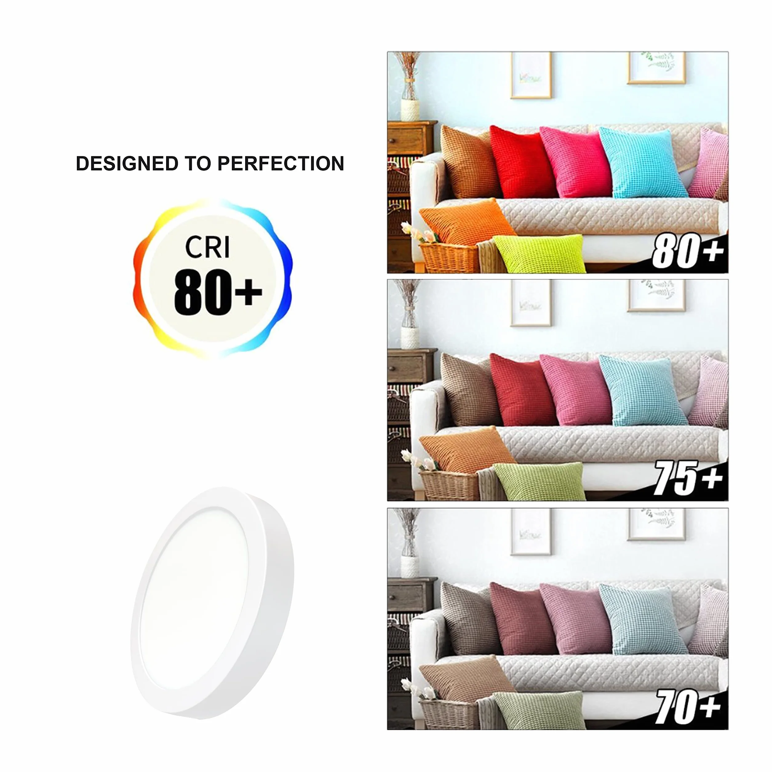 Plafon LED Redondo Superficie 220mm 20W Blanco Neutro 4500K 1800Lm
