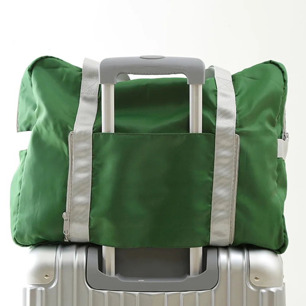 VanFn P.Travel - Bolsa de Viaje Plegable, Deportiva, Bolsa de Gimnasio, Bolsa de Hombro Ligera Deportiva, Bolsa de Lona de Nailon Resistente a la Lluvia para Mujeres y Hombres, Bolsa de Fin de Semana