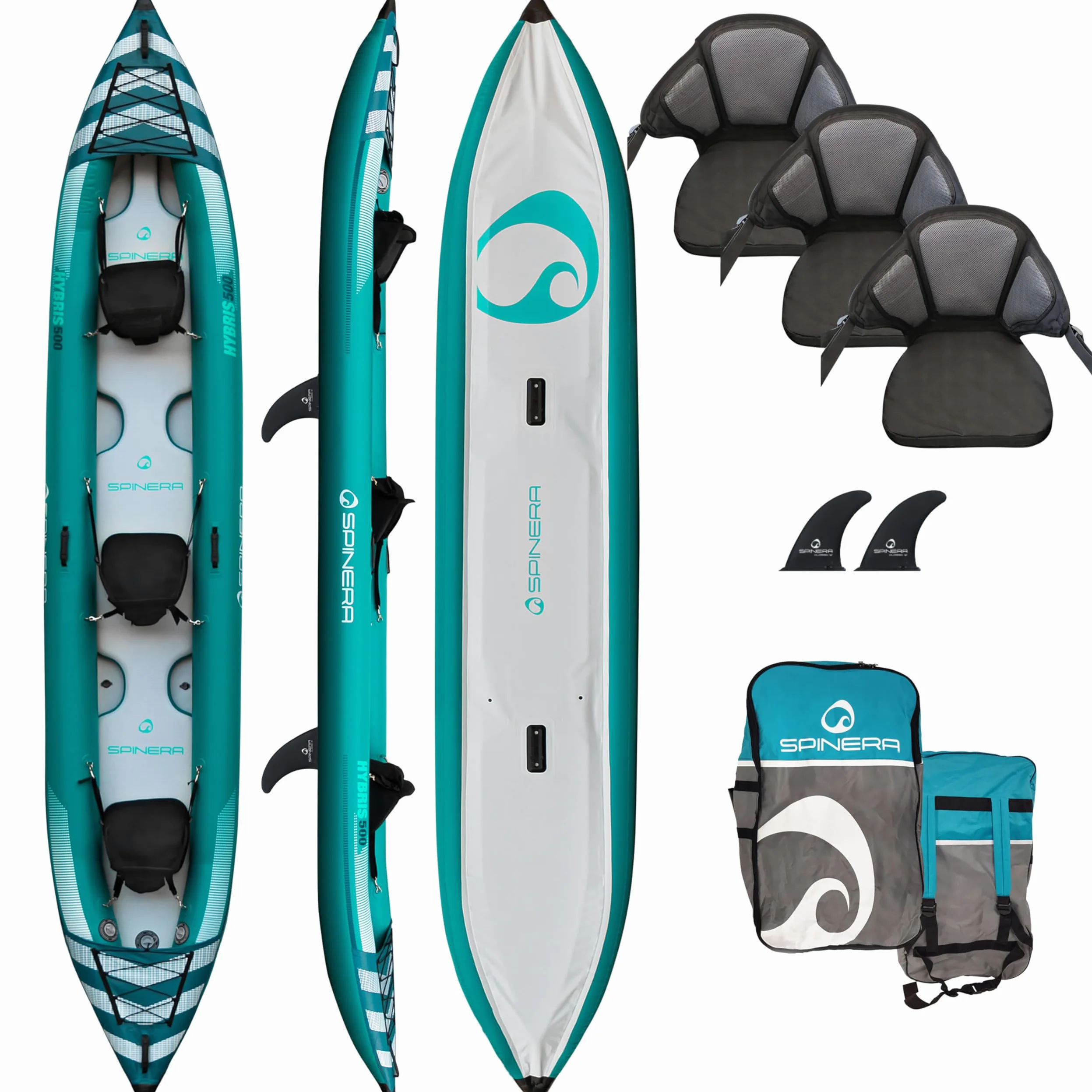 SPINERA HYBRIS 475 Kayak 2025 Teal/White/Grey