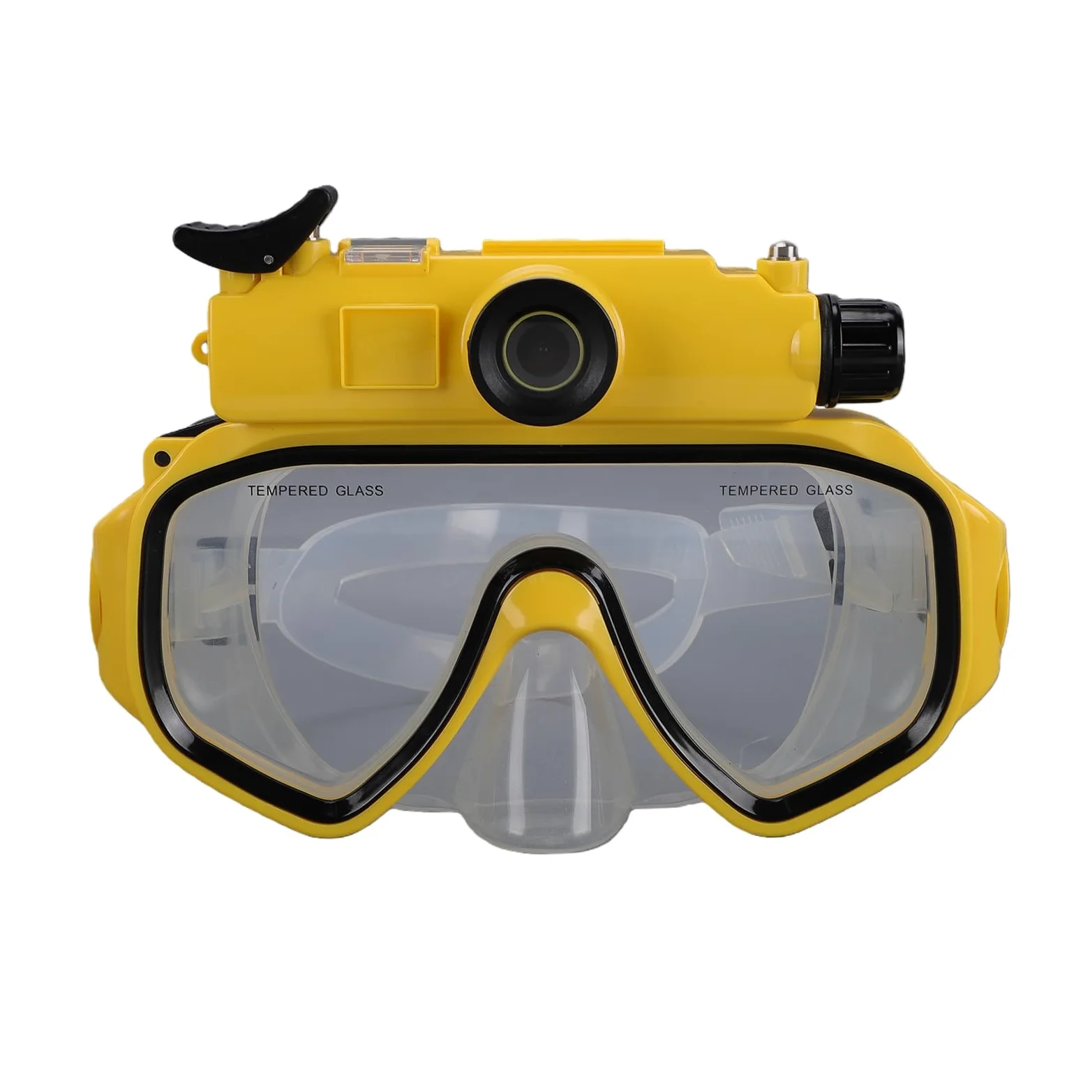 Máscara de Snorkel, Gafas de Buceo con Cámara Gran Angular 2K de 100°