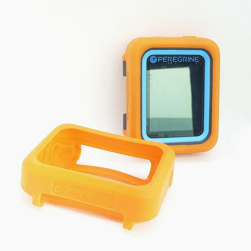 Cubierta protectora de silicona para el ordenador de buceo peregrino Shearwater (naranja)