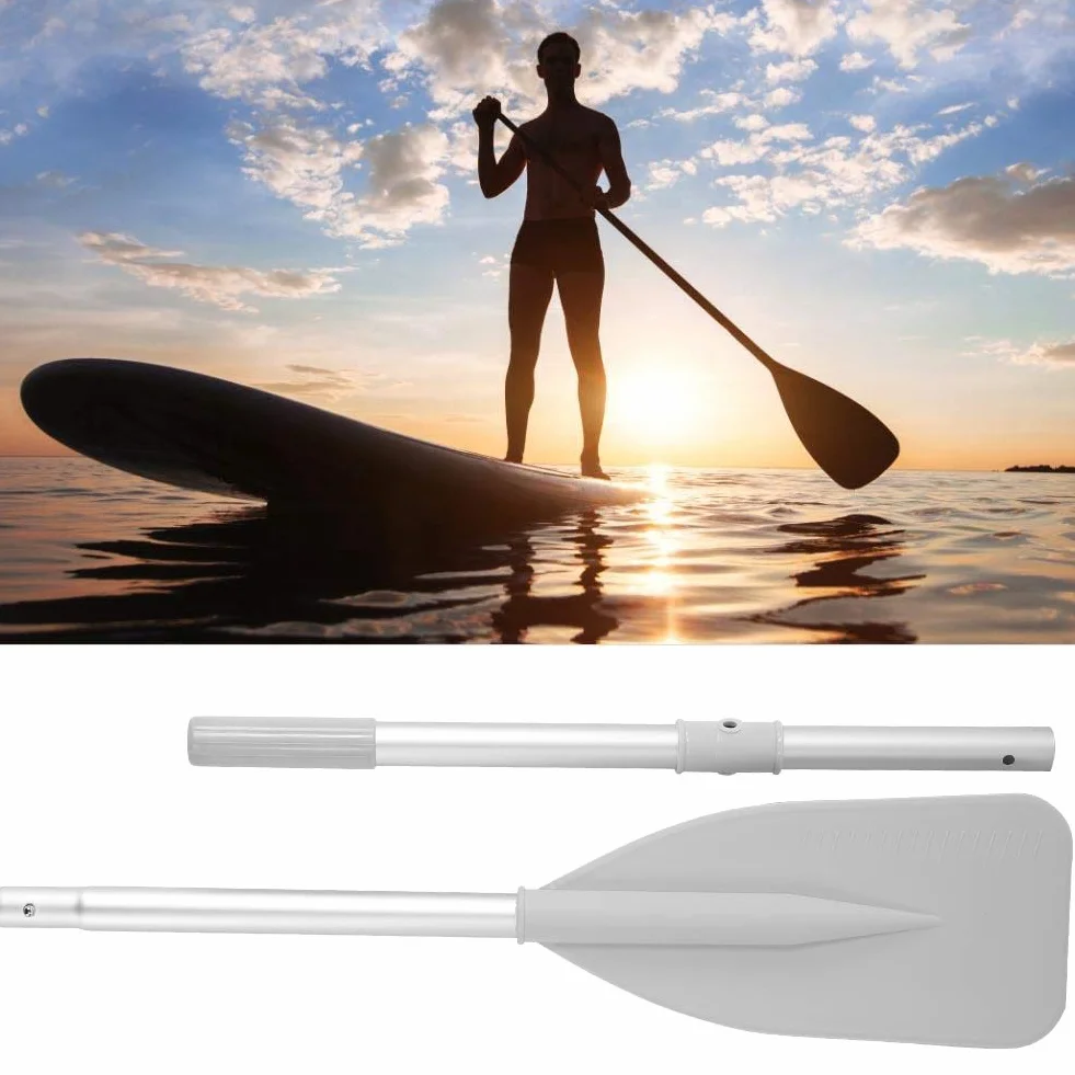VGEBY Bote Inflable, Alta Resistencia y Ligero, Canoa Portátil con Varillas Aluminio, para Deportes Acuáticos Pesca Viajes Aire 2 Piezas