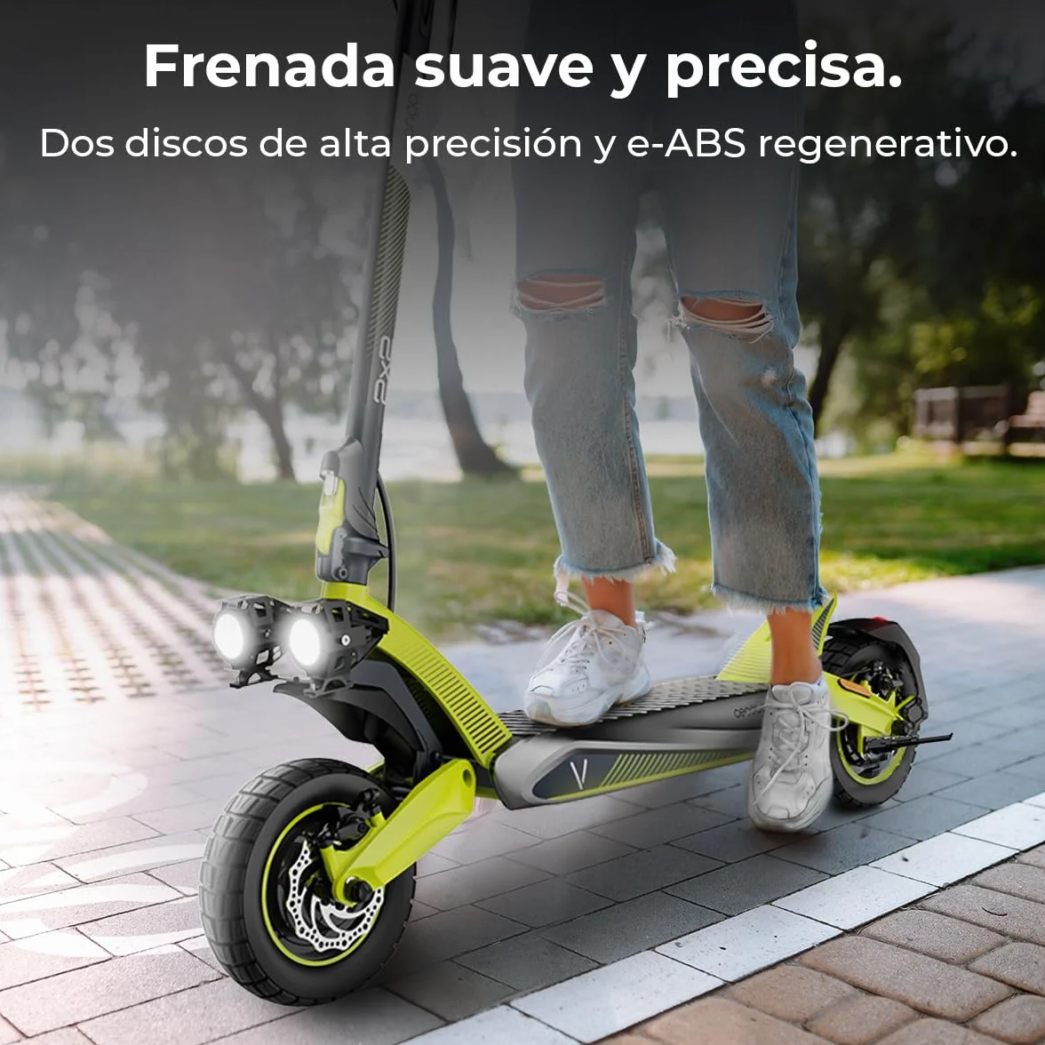 Cecotec Bongo Serie V Patinete Eléctrico Homologado 2200W 70km 10" Doble Suspensión Frenos Disco e-ABS App