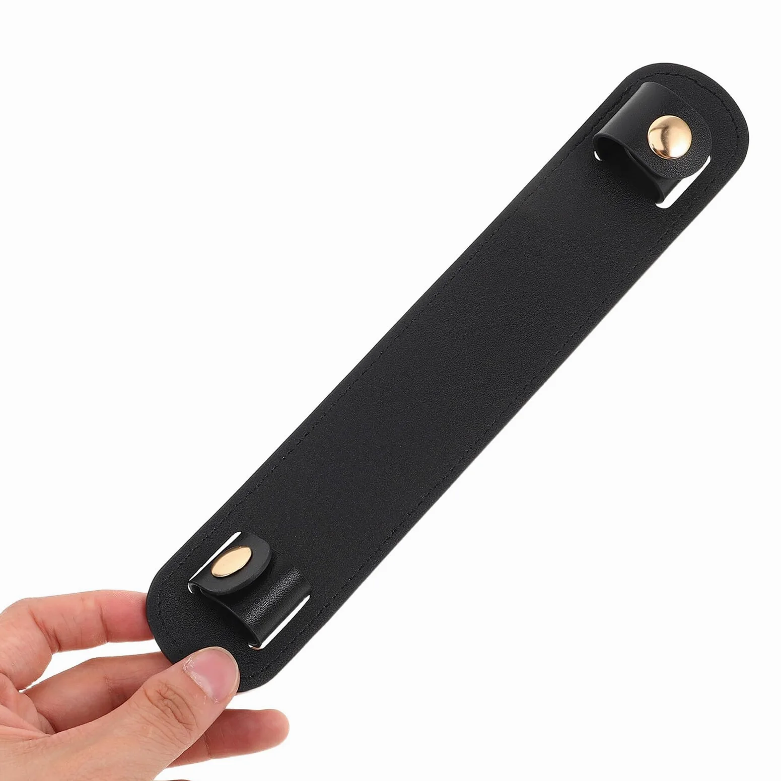 Almohadillas Antideslizantes para Correas de Bolso en PU Negro, Diseño de Alivio de Presión, Fácil Instalación, 2 Piezas para Tote y Mochila en Actividades al Aire Libre