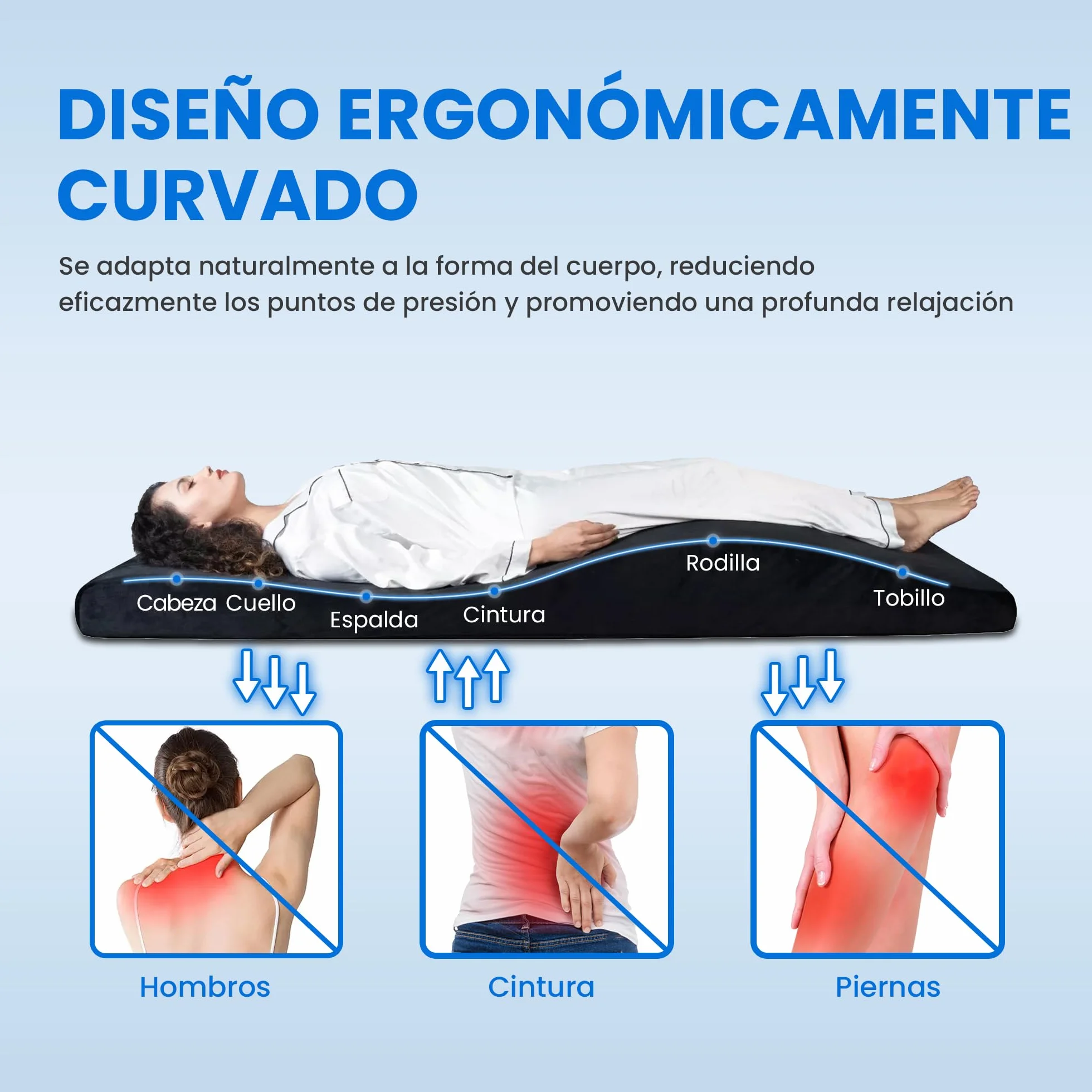 Colchón de Extensión de Pestañas, Cubrecolchón y Funda de Colchón para Salón de Belleza