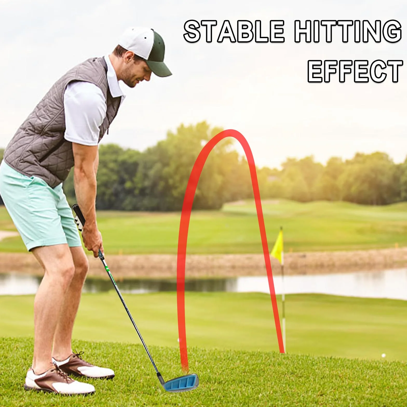 Golf Chipper Wedge Club para juego corto