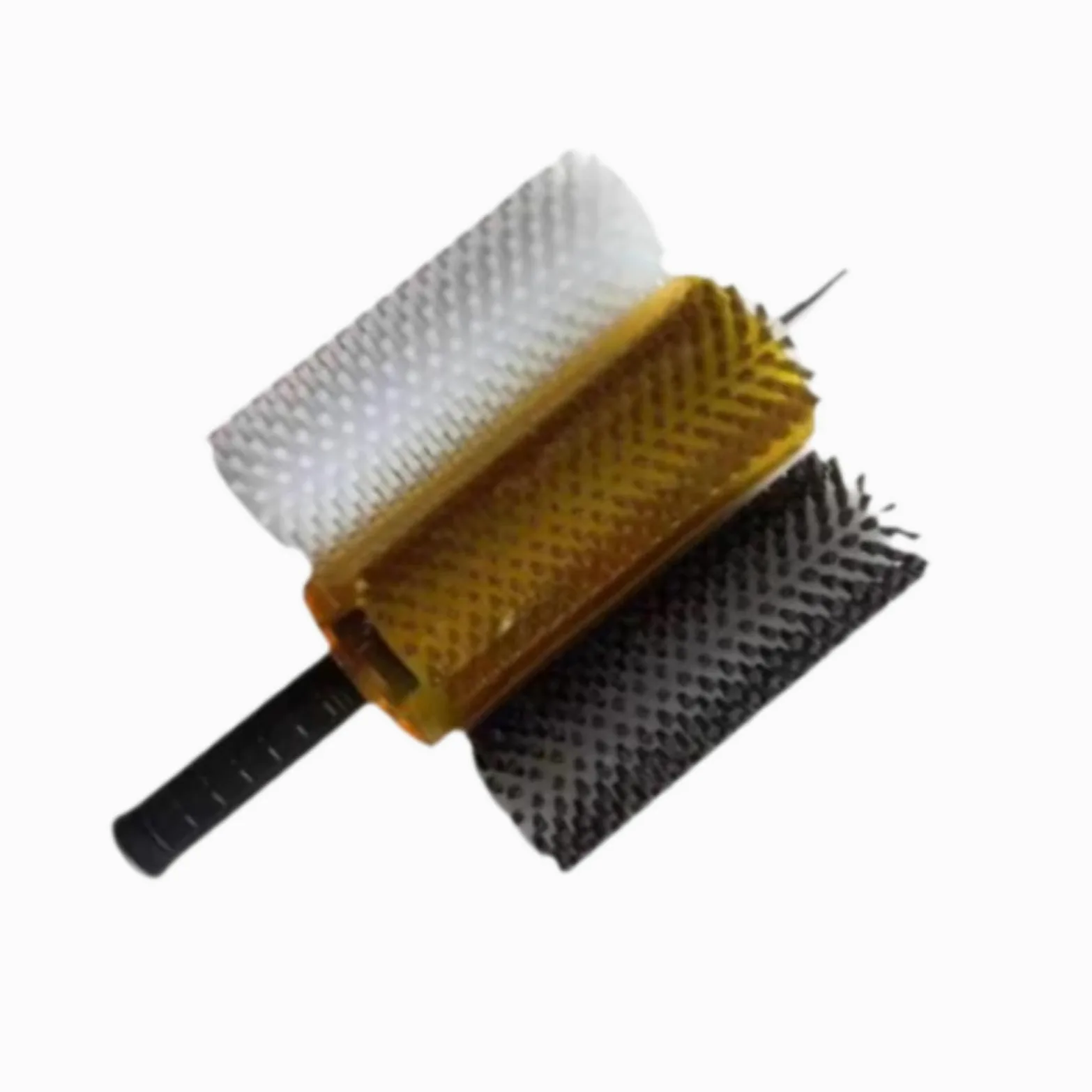 Kit de Cepillo de Esquí 4 en 1 con Rodillo Eléctrico - 15 cm (5.9 in) - Incluye Cepillo de Nailon, Alambre de Cobre, Crin y Cubierta para Viajes