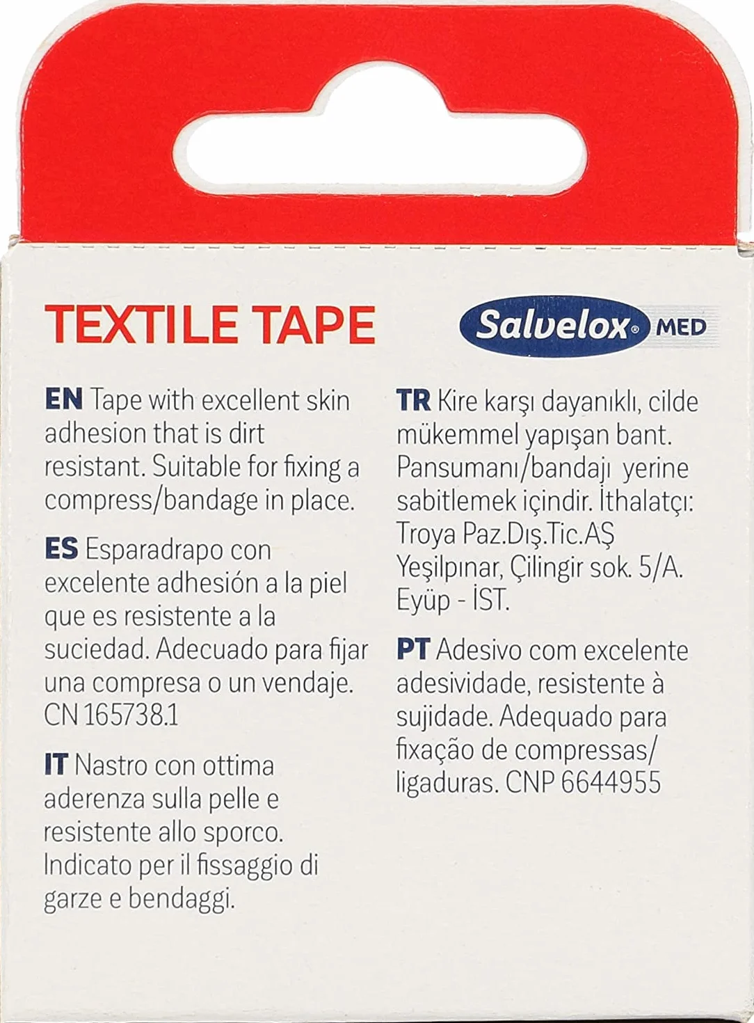 Esparadrapo Textile Salvelox 5x2.5cm Beige