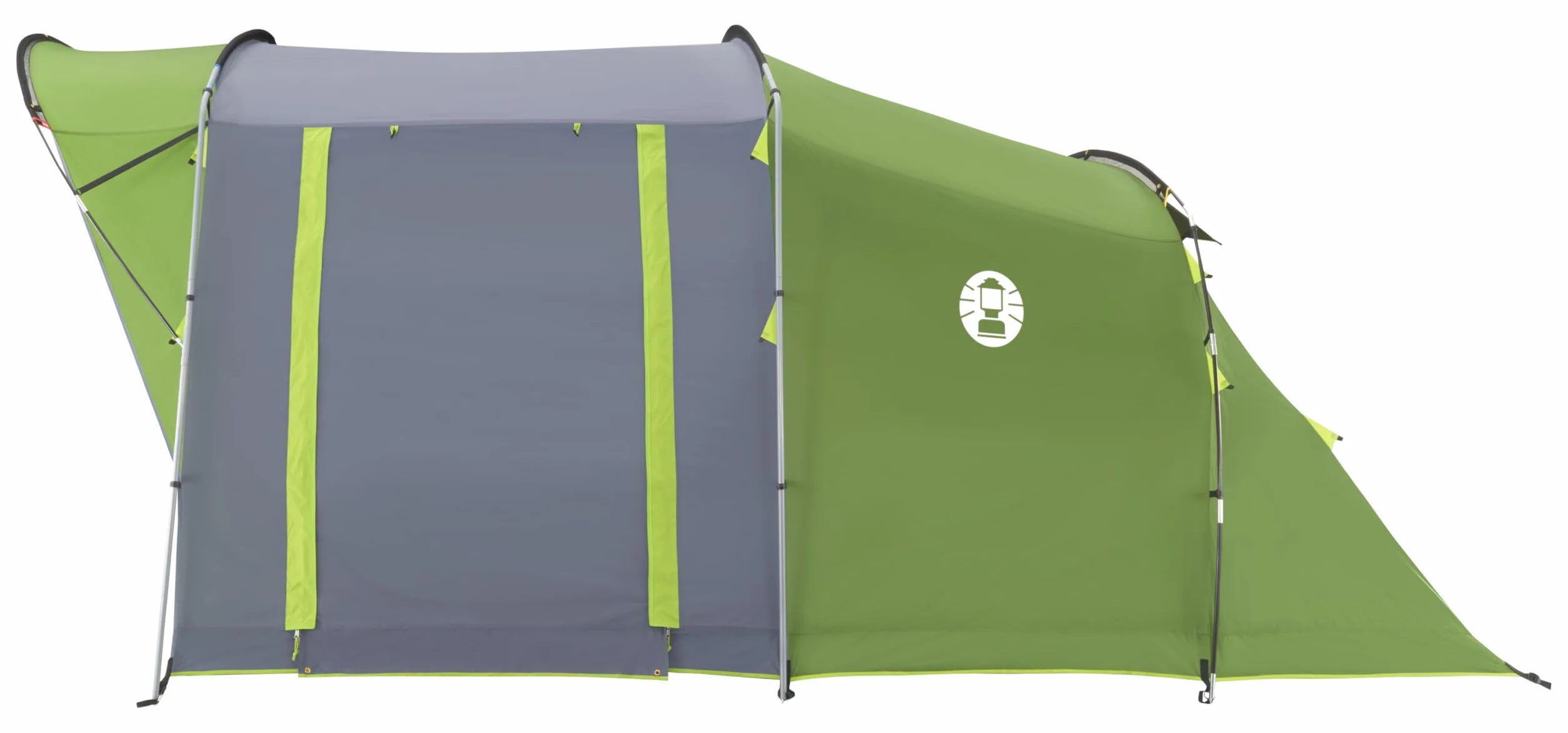 Coleman Oak Canyon - Tienda de campaña para 4 personas, túnel familiar para 4 personas con 2 dormitorios y sala de estar especiales oscurecidos, tienda de campaña para 4 personas, impermeable de 4500