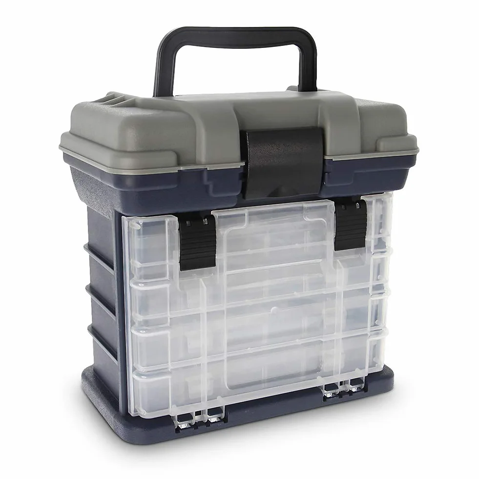 Croch Caja de Pesca 4 Compartimentos Ajustables Accesorios
