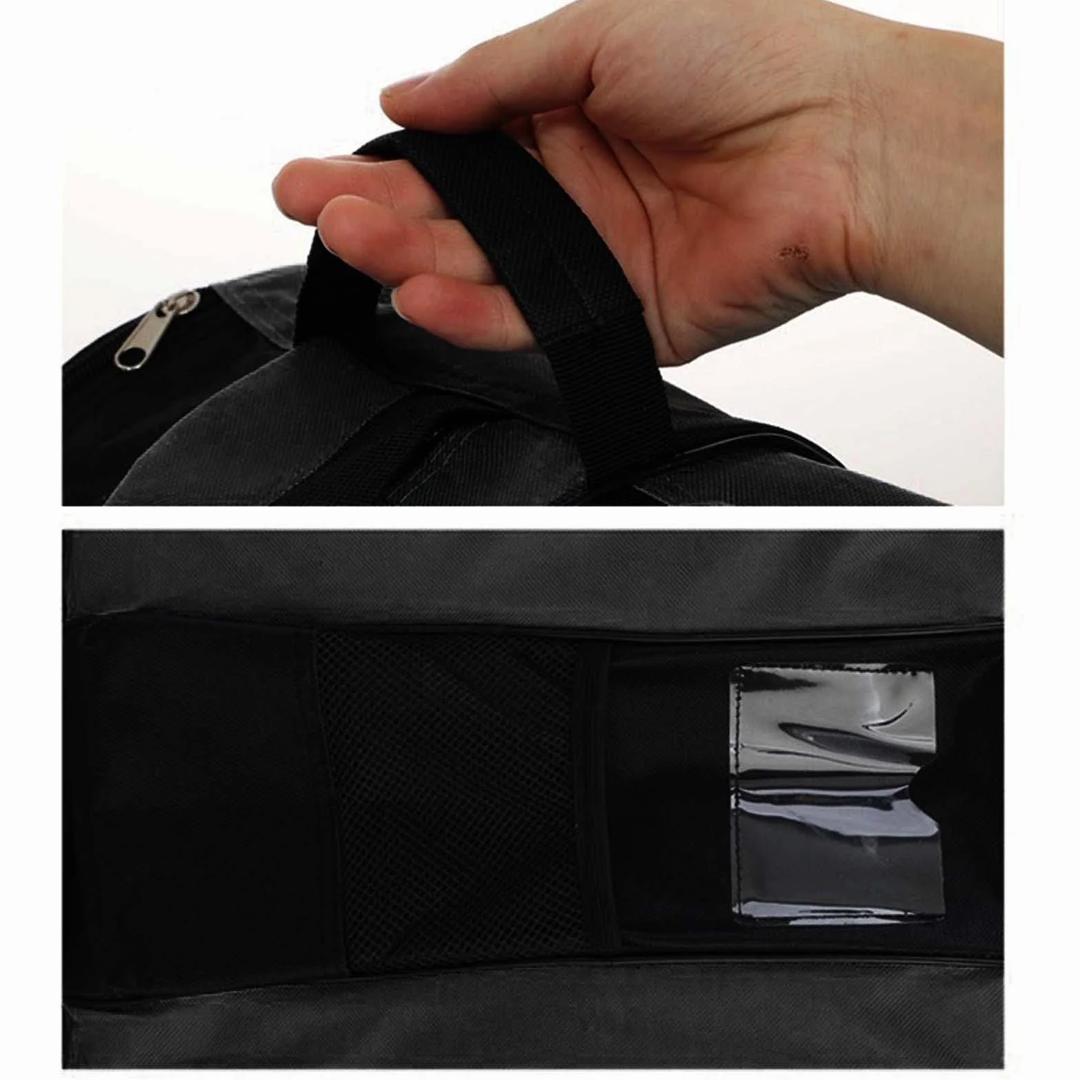 Oshhni Bolsa para Patines de Ruedas, Bolsa para Patines en línea para niños, Bolsas para Patines para niños/Adultos, Negro