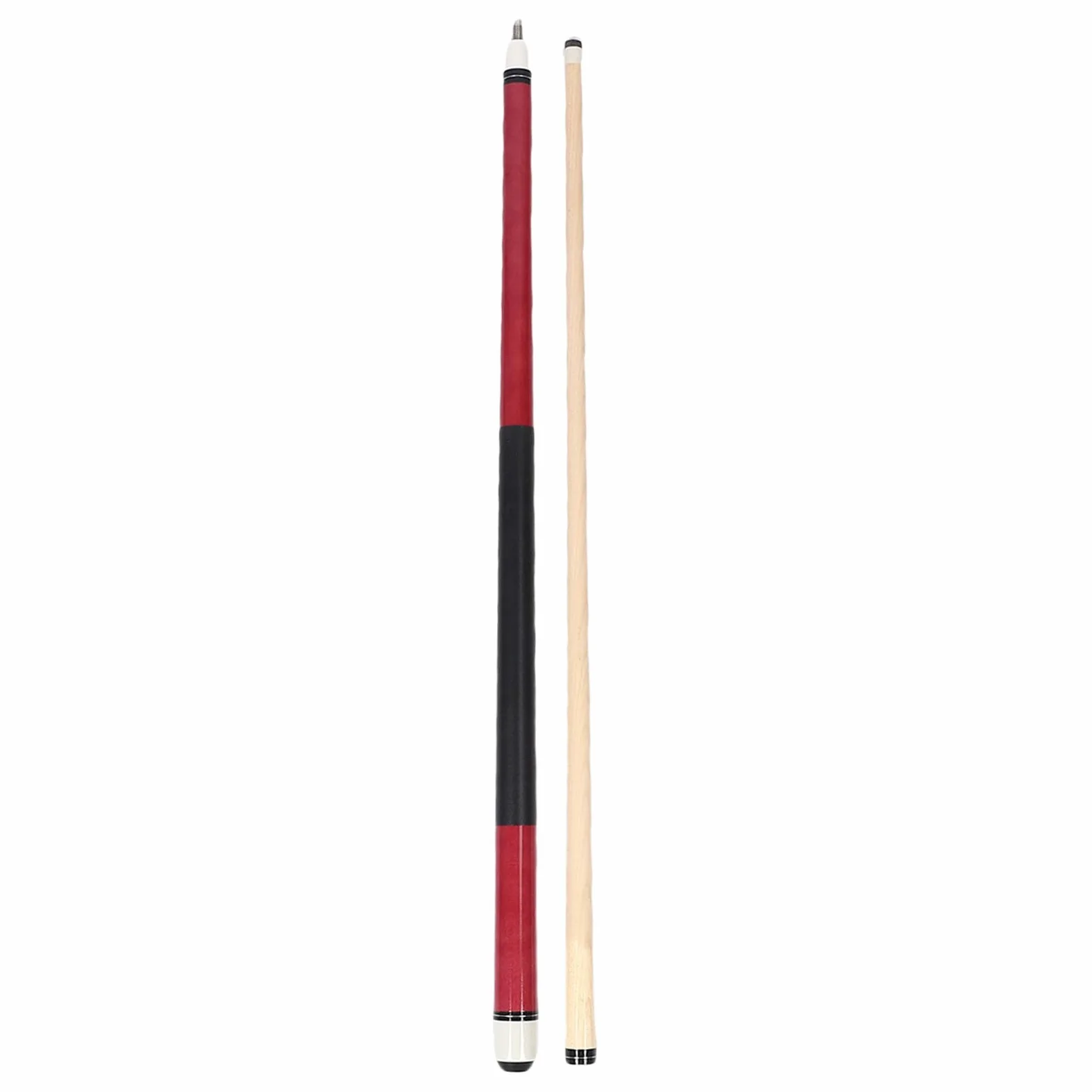 Palo de Billar de Madera de Arce 1/2 con Punta de 13 Mm Billar Profesional de 2 Piezas para Control y Potencia Equilibrada en Juegos de Deportes de Mesa