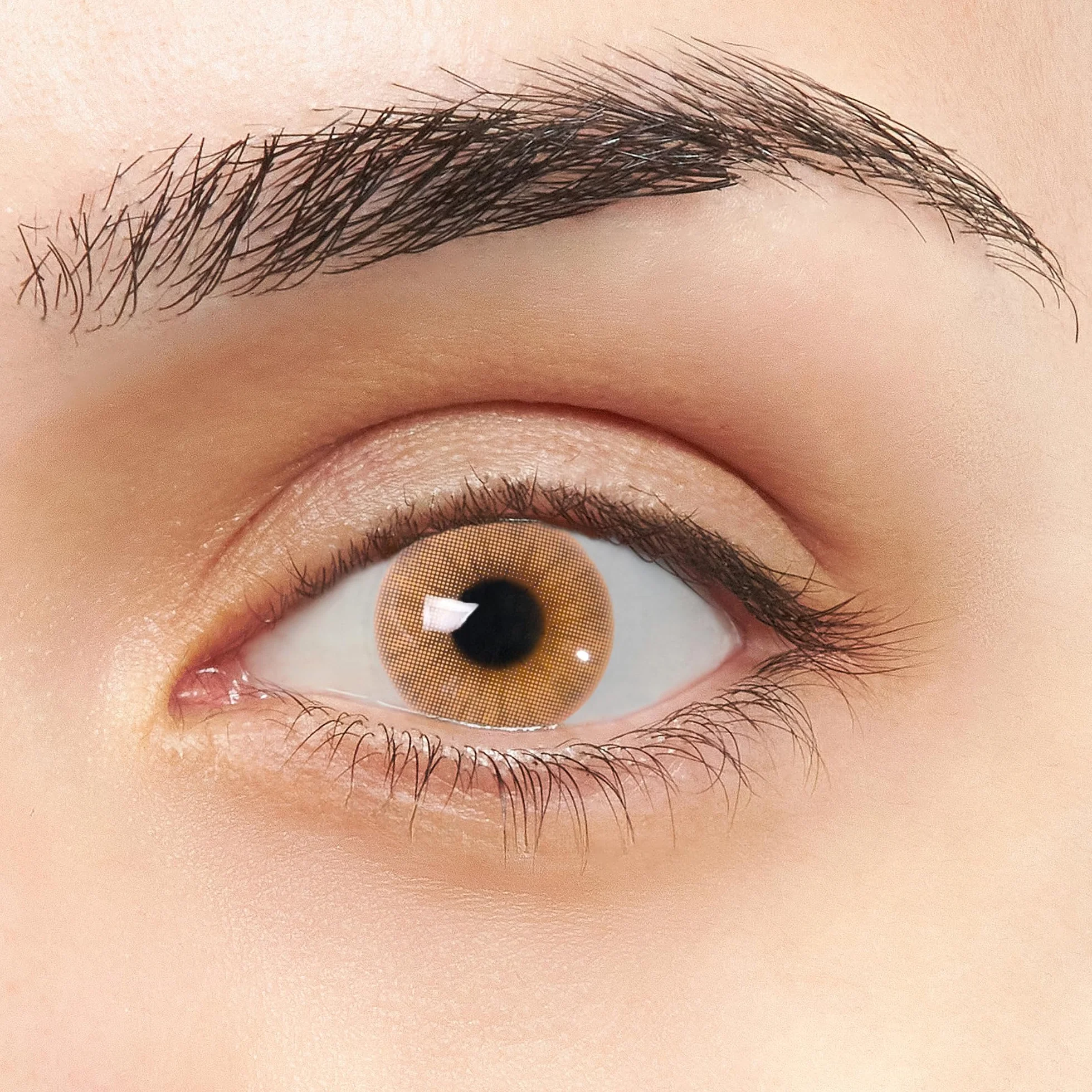 Lentillas de Contacto Color Verde Amielado Duración 1 Año + Kit Accesorios Ámbar VIP (2 Piezas)