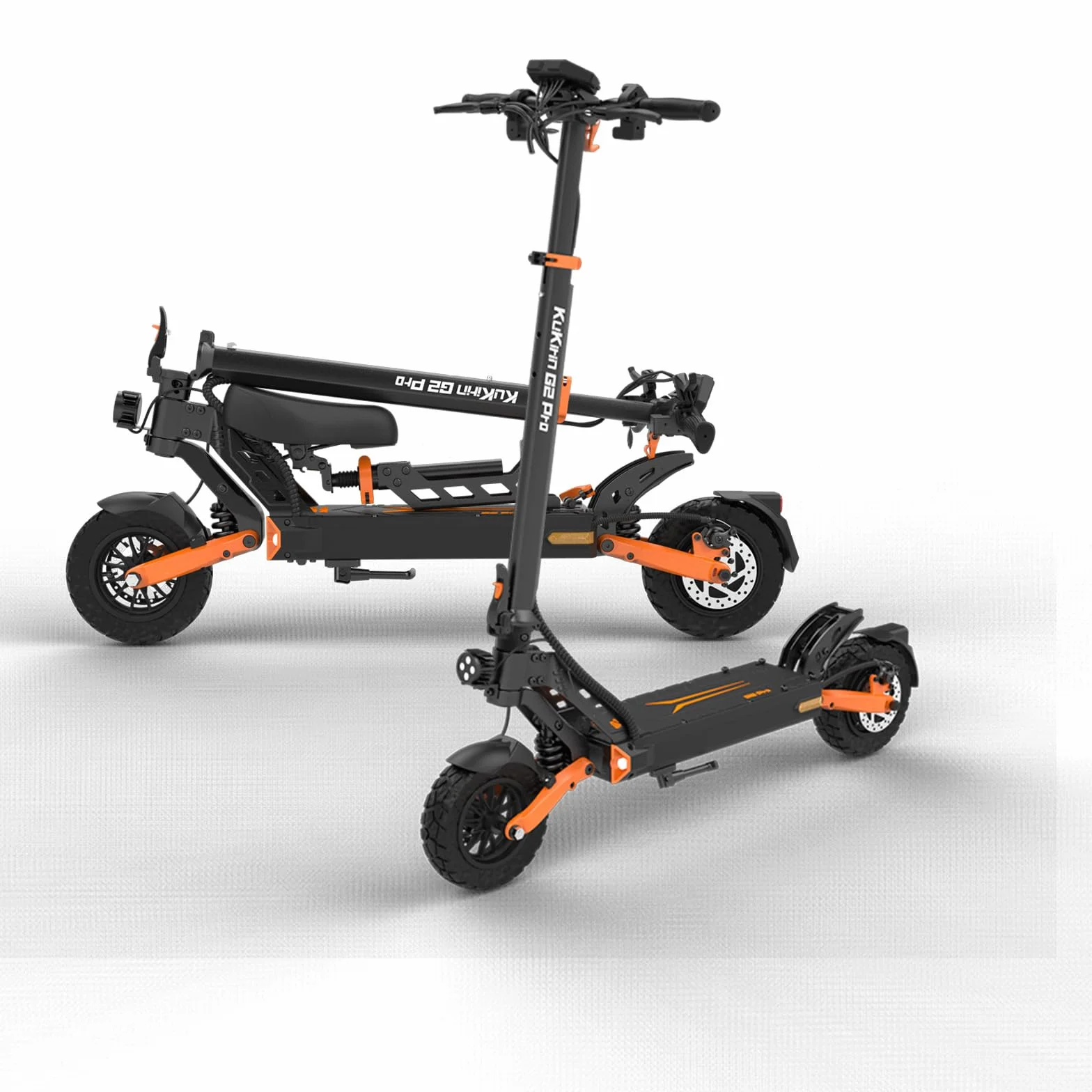 KuKirin G2 Pro Patinete Eléctrico Adultos 65km Autonomía 9 Pulgadas Neumáticos Vacío Offroad Plegable IP54 120kg