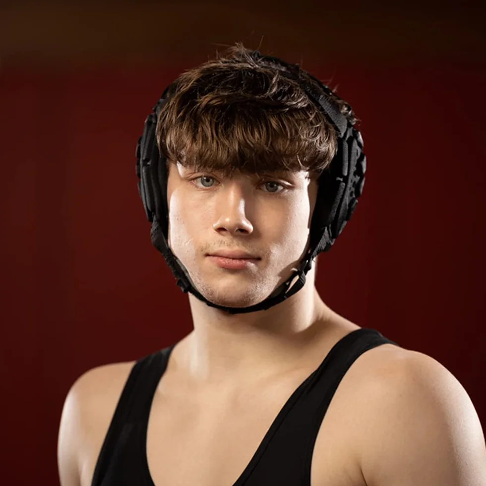 Matman Casco de medallista de lucha libre para adultos, protector auditivo BJJ