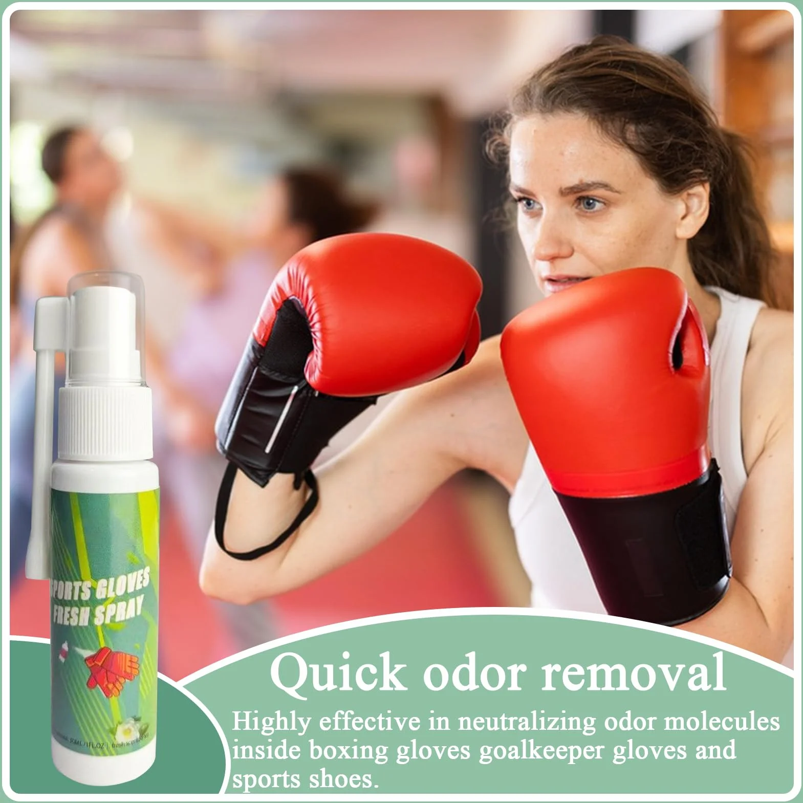 Desodorante para Guantes de Boxeo 30 ml - Spray Ambientador para Equipo Atlético