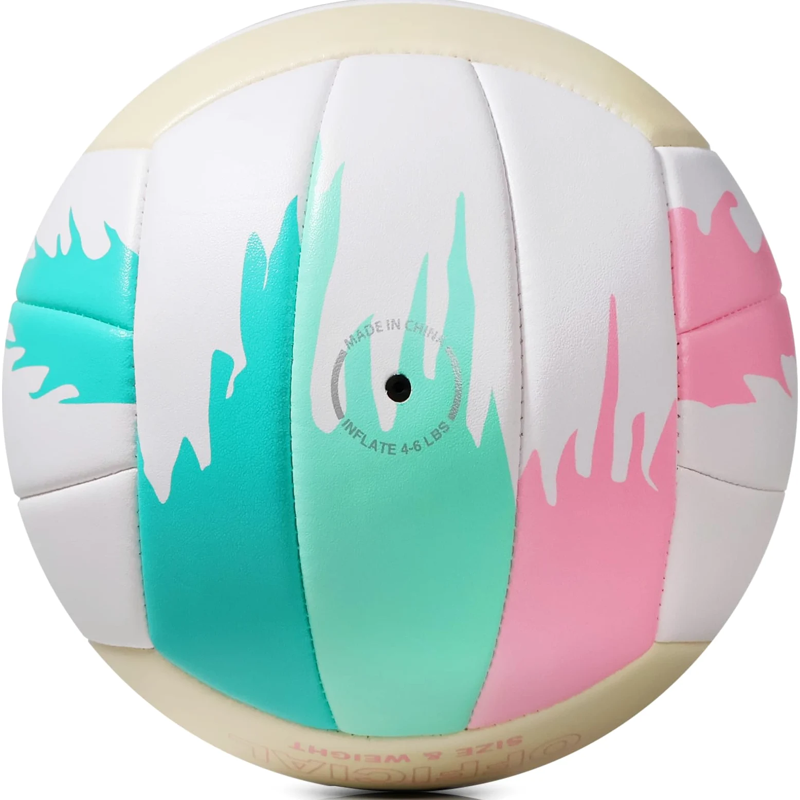 Balón de voleibol oficial suave para interiores y exteriores, tamaño 5, voleibol de entrenamiento para principiantes, adolescentes y adultos