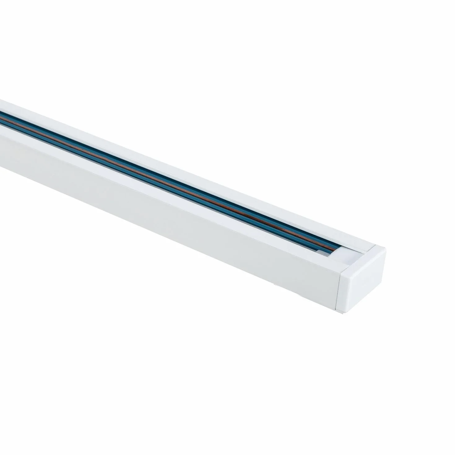 LEDKIA LIGHTING Carril Monofásico Aluminio 1 Metro Blanco para Focos LED