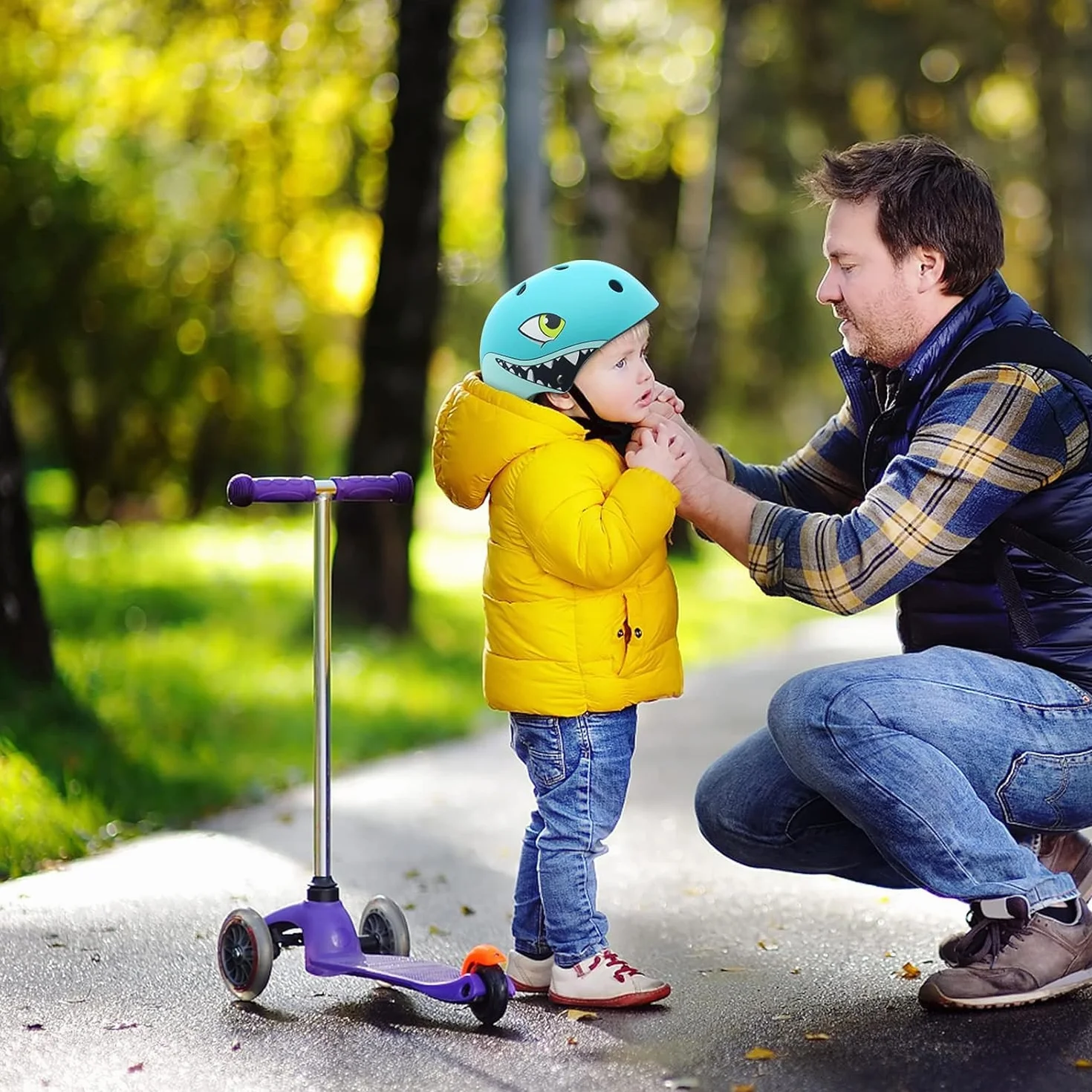 XIAPIA Casco para Niños y Niñas de 2-5 Años, Casco Infantil de Bicicleta Ajustable, Casco de Patinadora para Niños, Artículos Deportivos Ligeros y Robustos, Diámetro 51-54 cm