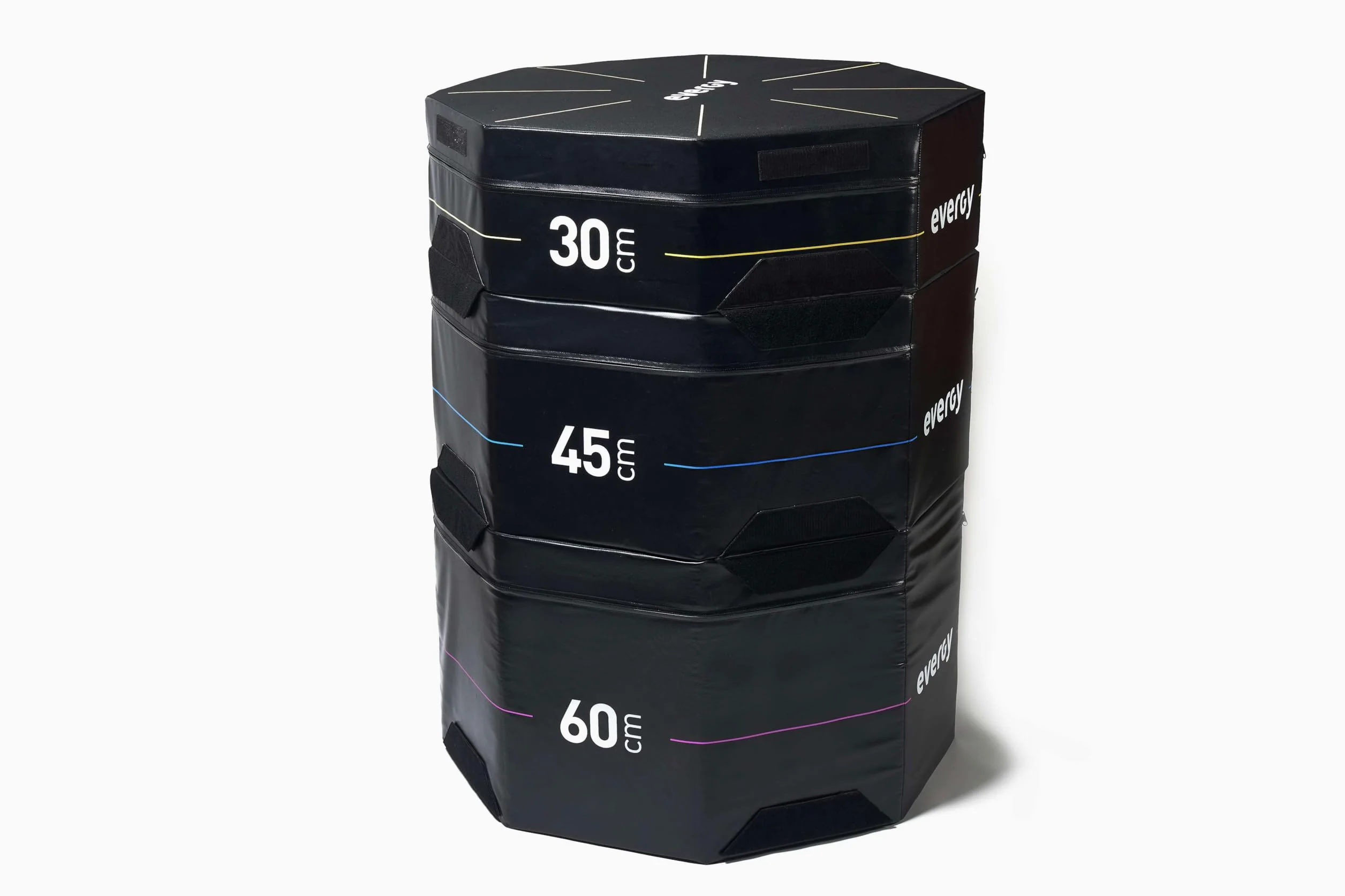 EVERGY Pliometrica Foam 30 cm Cajon Pliometrico. Steps Fitness Cajón de Salto Crossfit. Steppers Crossfit. Cajon de Salto. Plyo Box, Jump Box Cross Training. Cajon Crossfit
