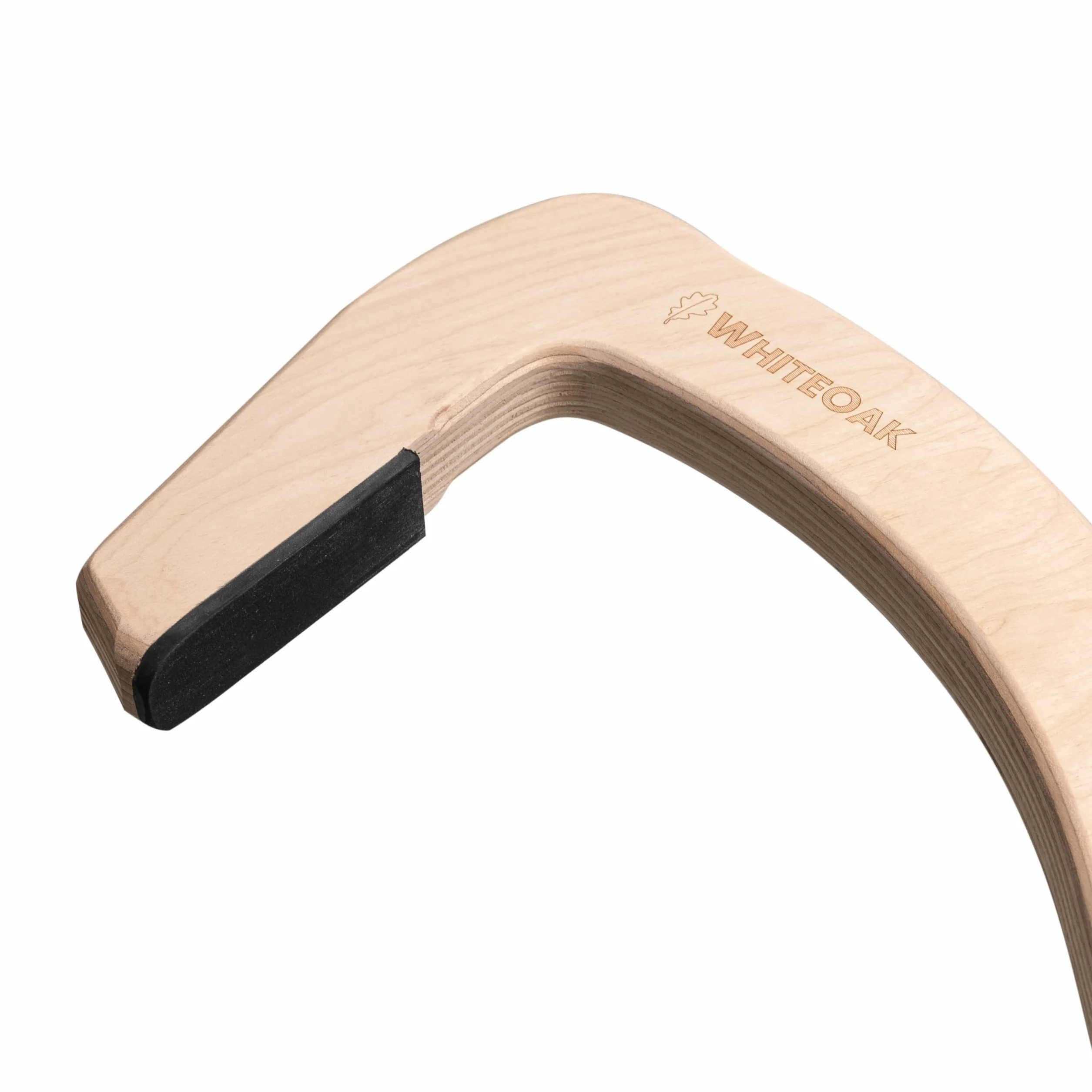 Whiteoak - Piolet de madera para entrenamiento en interiores para escalada en hielo, herramientas secas y entrenamiento de escalada, accesorios para equipo de escalada con punta de goma Vibram, 1 par