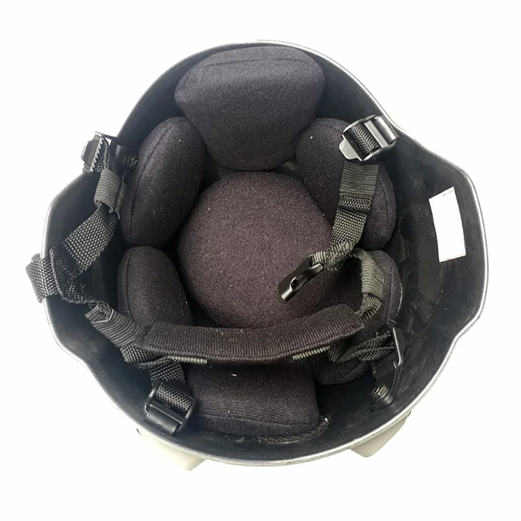 Casco Táctico Militar Tipo PJ para Airsoft y Paintball - Ajustable con NVG Mount, Protective Bump Helmet para Caza - 22.05-23.62 Pulgadas/Negro