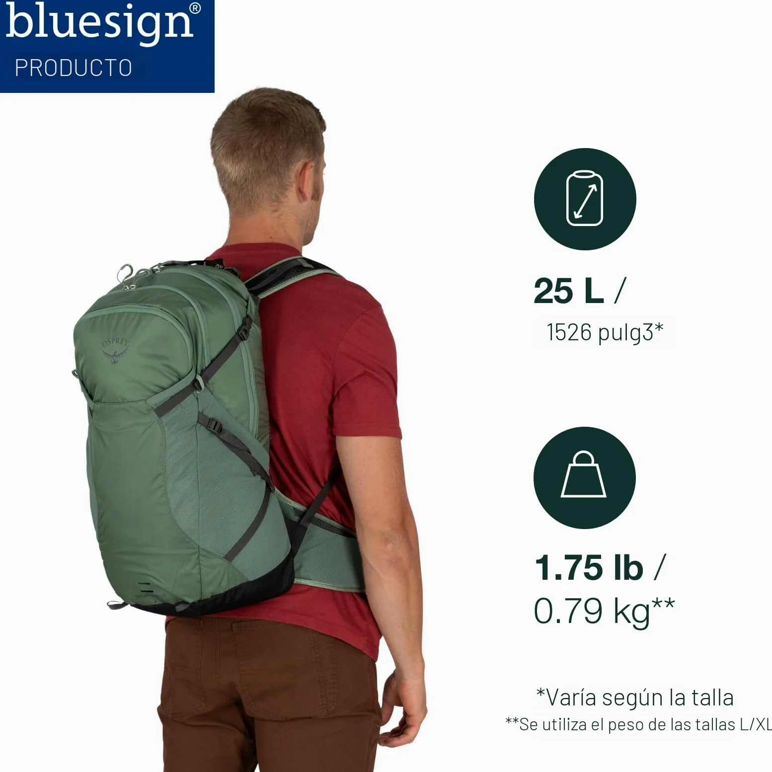 Osprey Sportlite 25 Mochila Unisex adulto (Pack de 1)