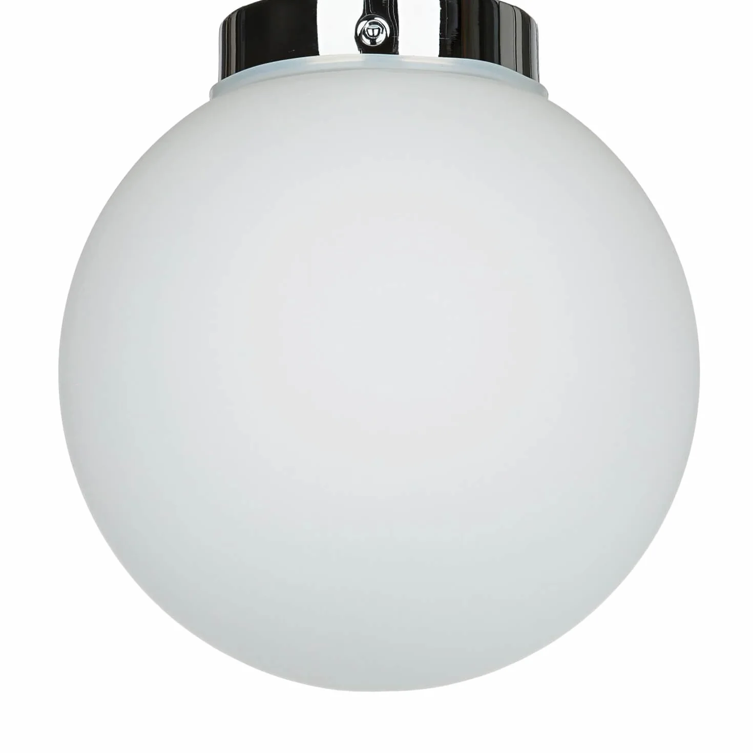 Lámpara de techo bola metal y cristal cromado 1x G9 intercambiable para baño pasillo iluminación atemporal compacta