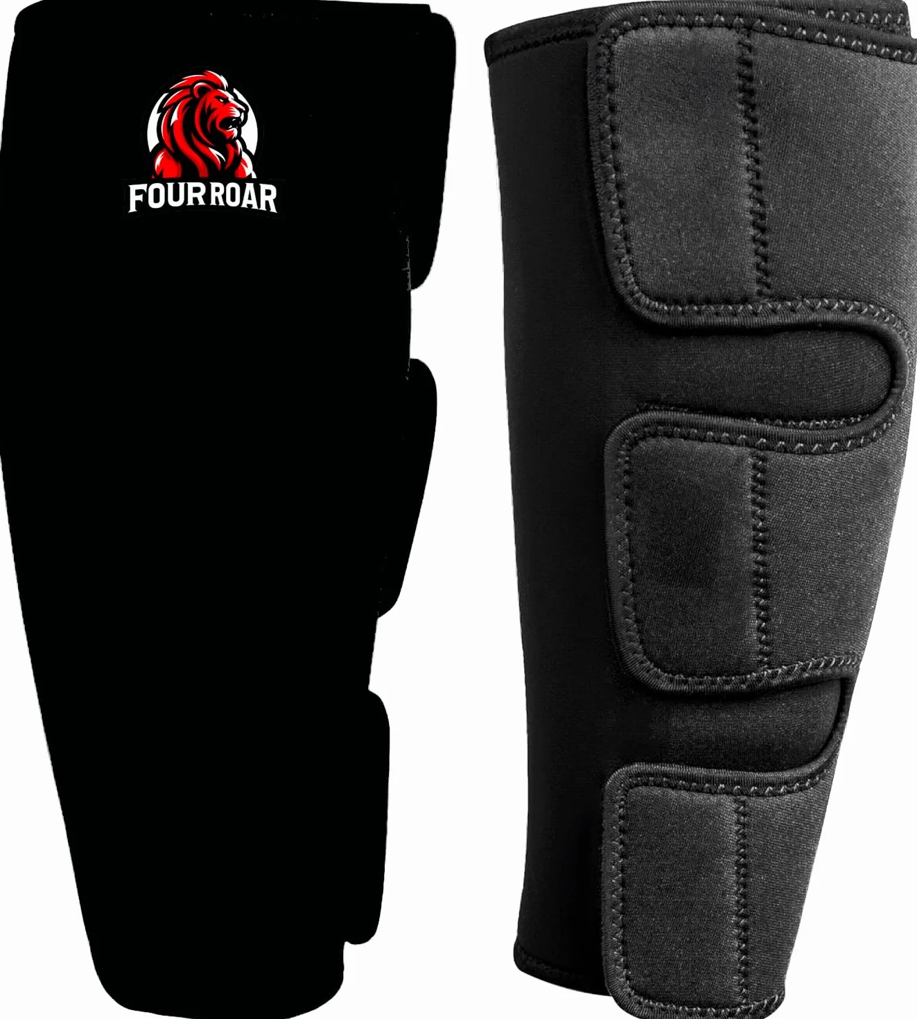 Espinilleras Crossfit de Neopreno de 7mm | Espinilleras Transpirables Faciles de Poner y Quitar | Protectores de Espinilla para Peso Muerto, Powerlifting