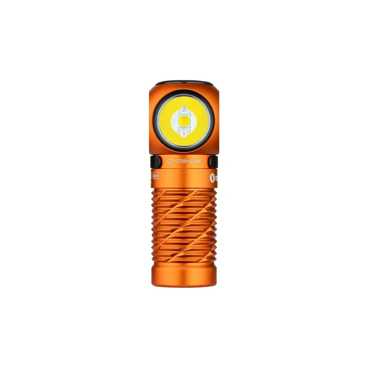 OLIGHT Perun 3 mini linterna frontal LED recargable, 1250 lúmenes, muy brillante, con luz roja y 8 modos de luz, IPX8, resistente al agua, ideal para exteriores, pesca, emergencia, color naranja