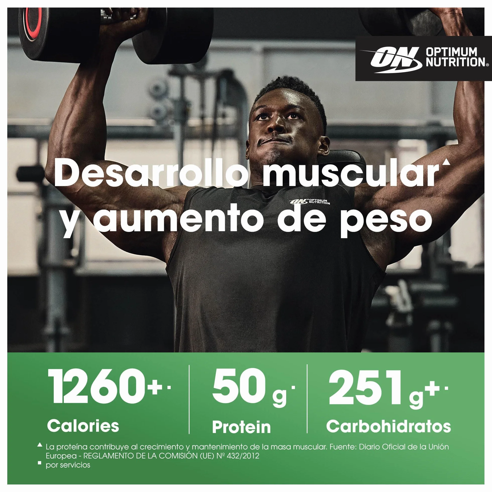 Optimum Nutrition Serious Mass Proteína para Ganar Peso, Chocolate, 2.73kg