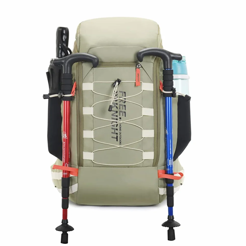 Bseash Mochila de Senderismo Impermeable 40L con Cubierta de Lluvia para Viaje Camping Escalada Esquí Ciclismo