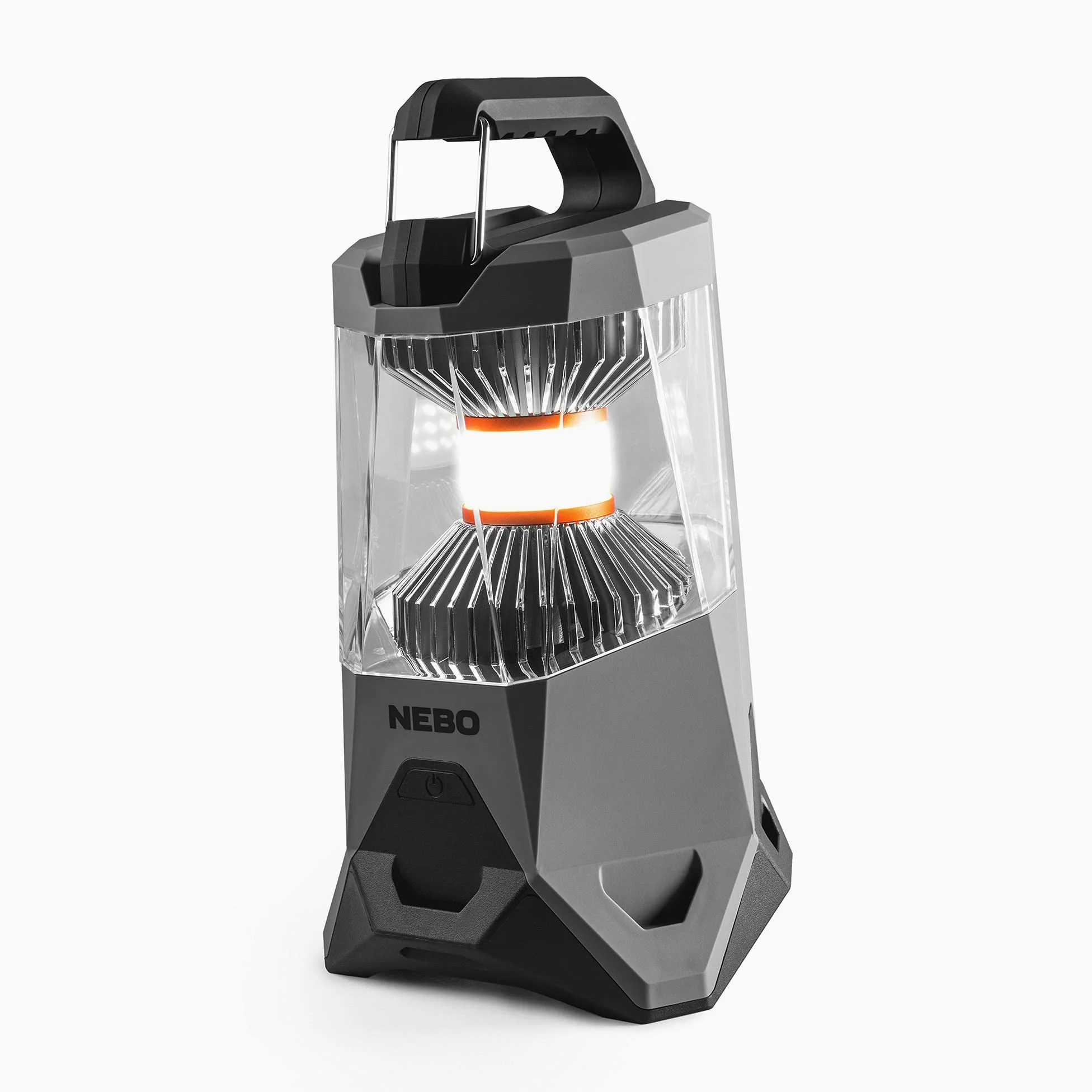 NEBO Galileo Linterna de 1000 Lúmenes - Camping Recargable y Power Bank - Iluminación LED de Alta Intensidad de 360˚ y Batería Portátil