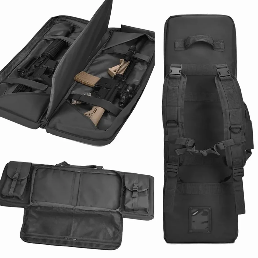 ACEXIER Táctico Mochila Doble Rifle Militar Caza Sniper 36in 42in M16 AR15 M249 M4A1