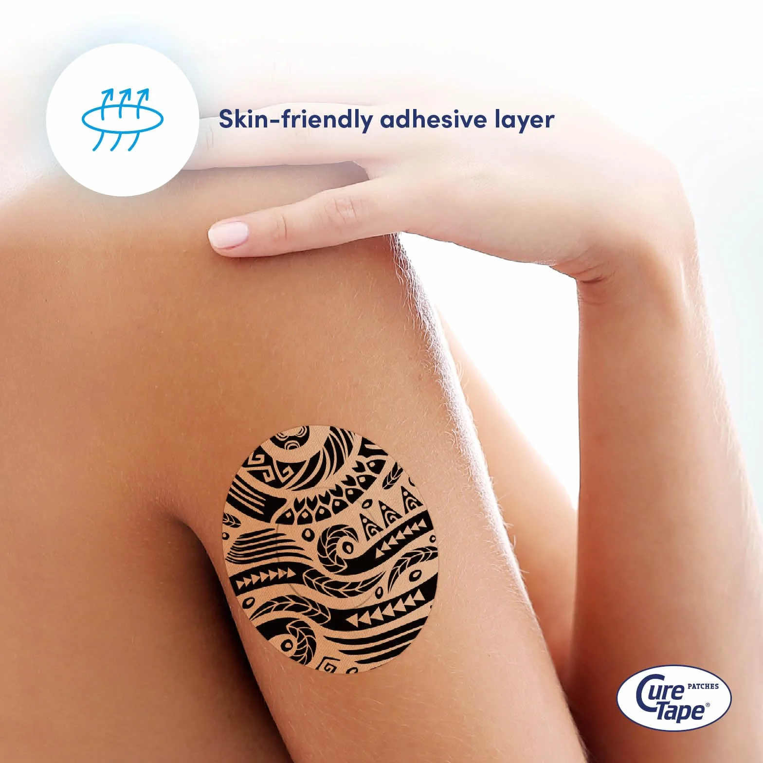 CureTape Sensor Patches Parches fijación sensores Freestyle Libre Dexcom Medtronic Guardian TÜV Tattoo