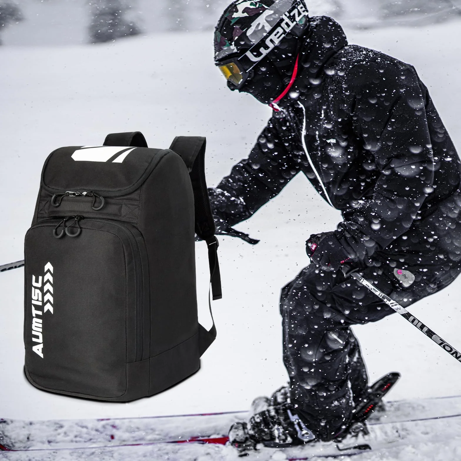 Mochila de esquí AUMTISC para botas y casco